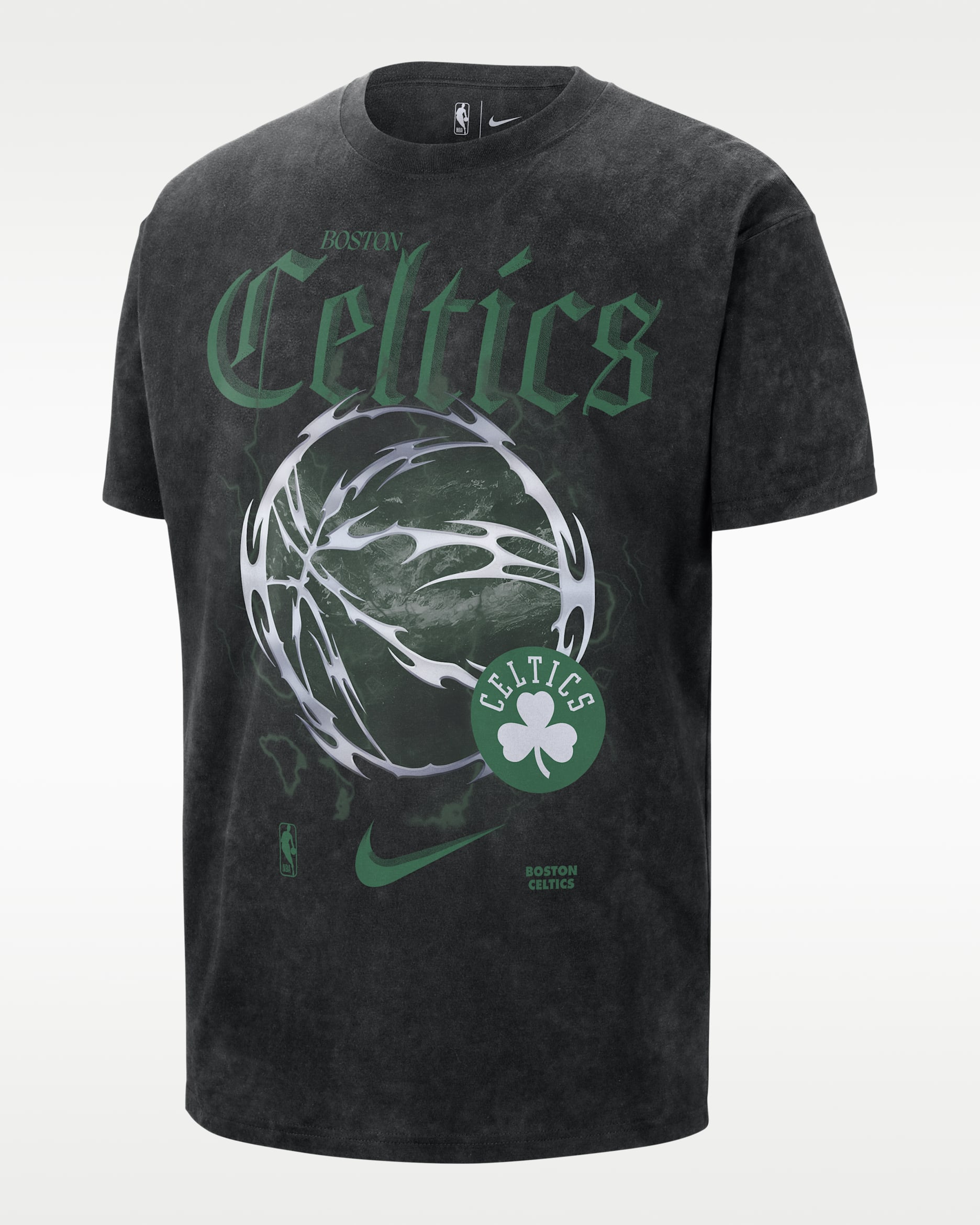 Boston Celtics Courtside "Halloween" Men's Nike NBA Max90 T-Shirt - Black