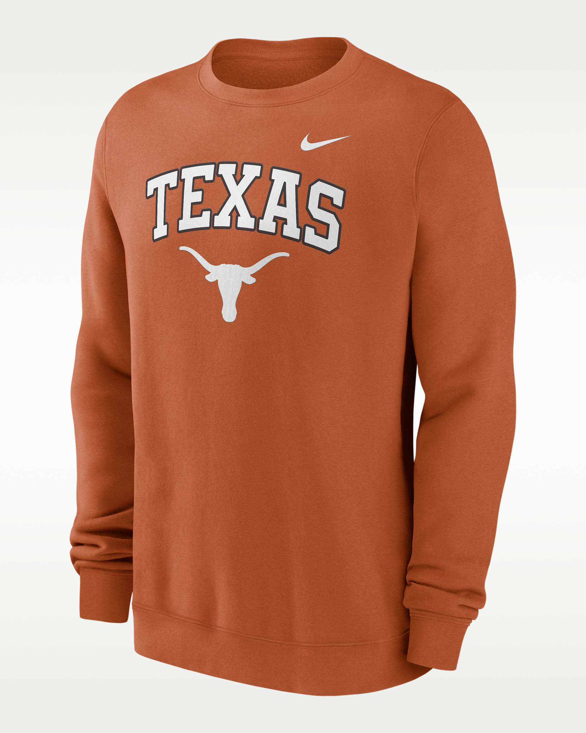 Texas Arch Men's Nike College Pullover Crew - Burnt Orange