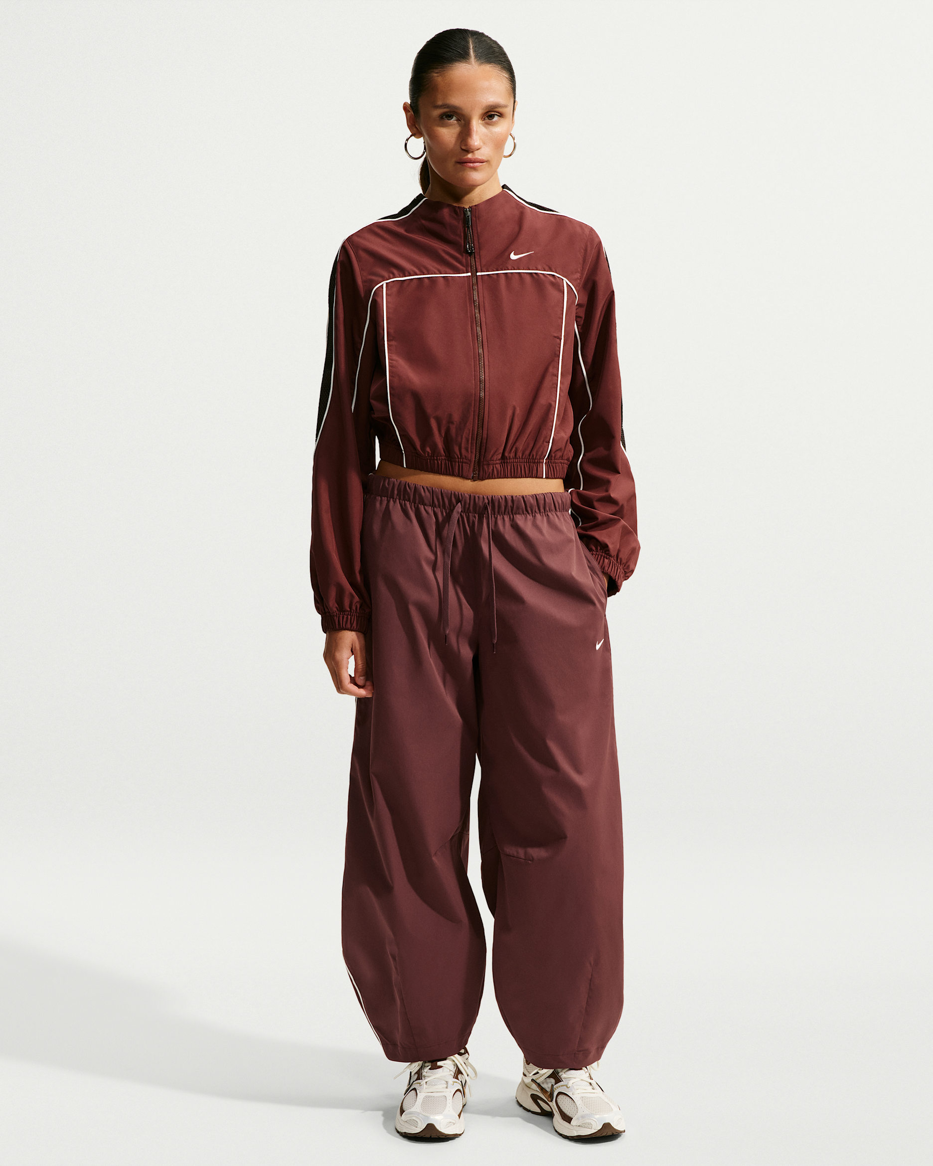 Nike Sportswear Women's Loose Mid-Rise Barrel Pants - Mystic Dates/Sail/Sail
