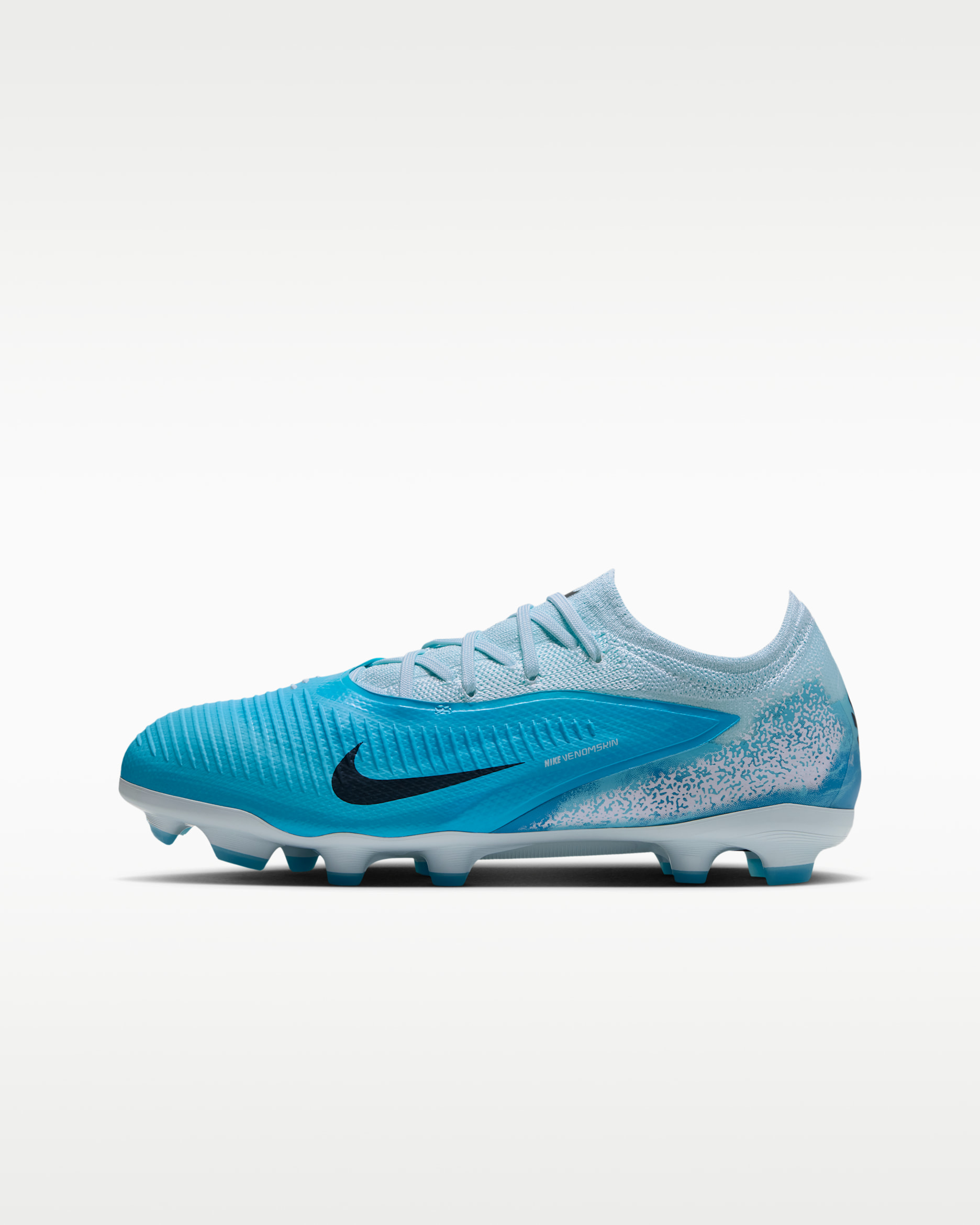 Nike Jr. Phantom 6 Low Pro 'Erling Haaland' Older Kids' Multi-Ground Football Boot - Baltic Blue/Glacier Blue/Blue Eclipse