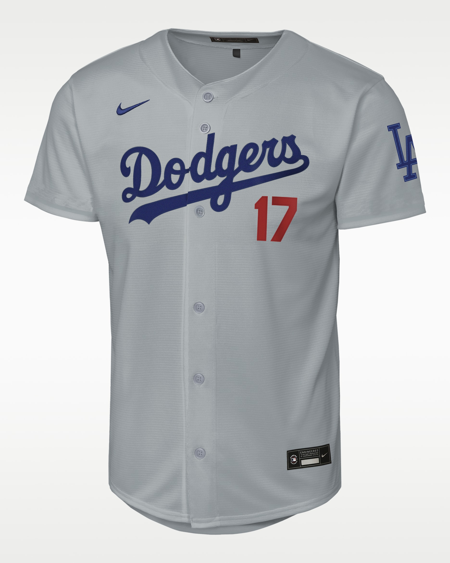 Shohei Ohtani Los Angeles Dodgers Big Kids' Nike MLB Stadium Jersey - Grey