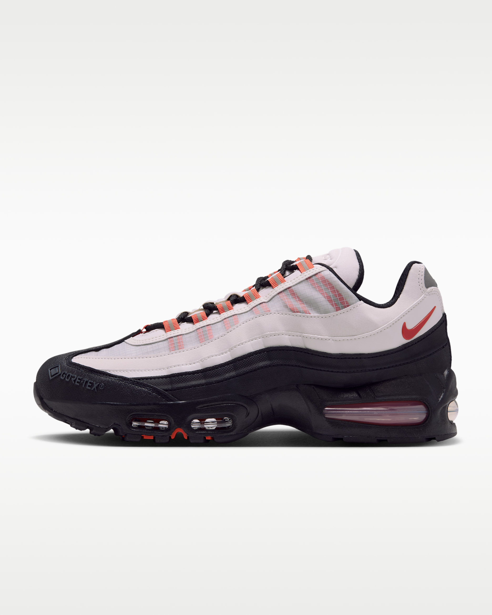 ナイキ エア マックス 95 ビッグバブル GORE-TEX メンズ ウィンタライズド シューズ - ライトボーン/ブラック/メタリックピューター/キャンプファイヤーオレンジ