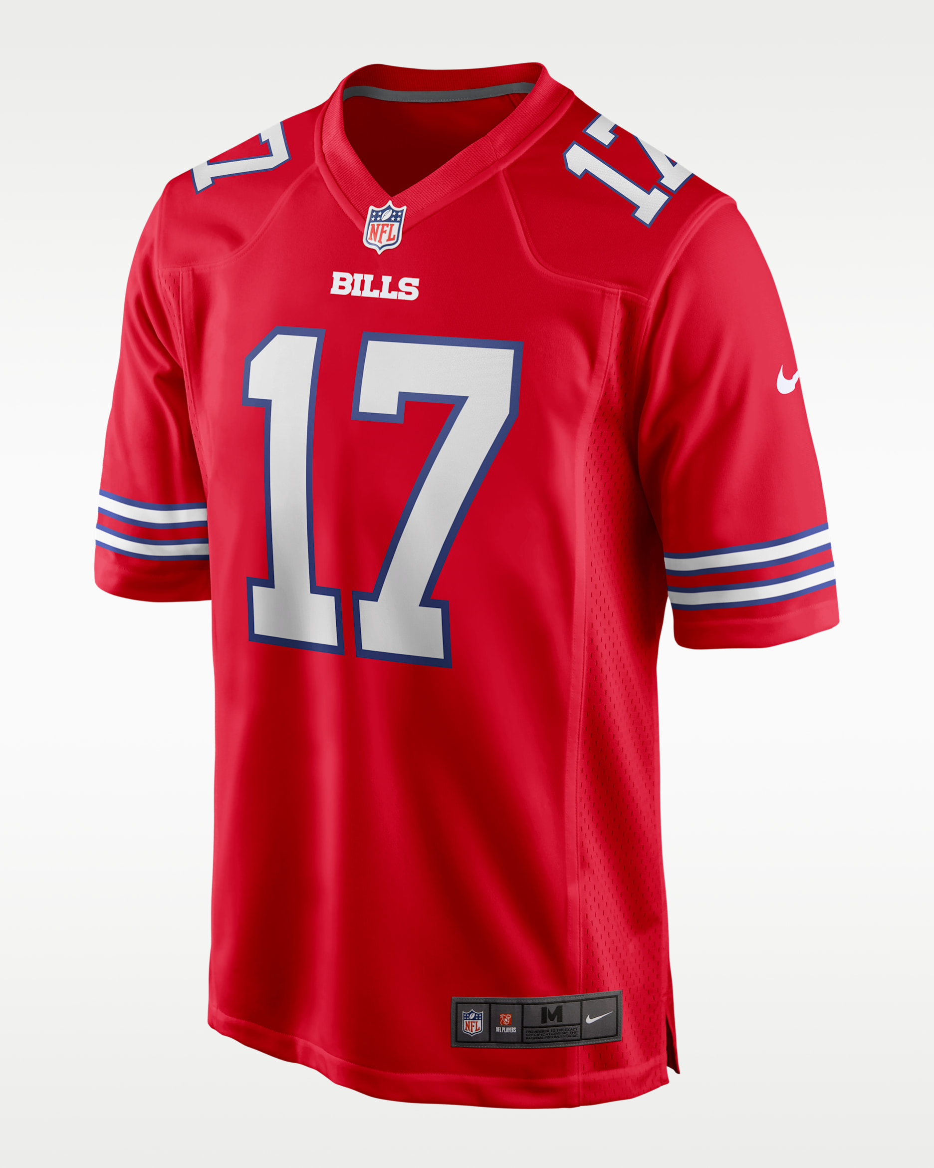 Jersey de fútbol americano Game para hombre NFL Buffalo Bills (Josh Allen) - Rojo universitario