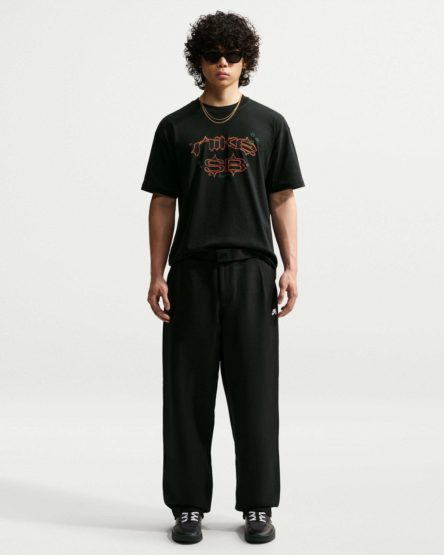 Pantalon de skateboard Nike SB pour Homme - Noir/Blanc