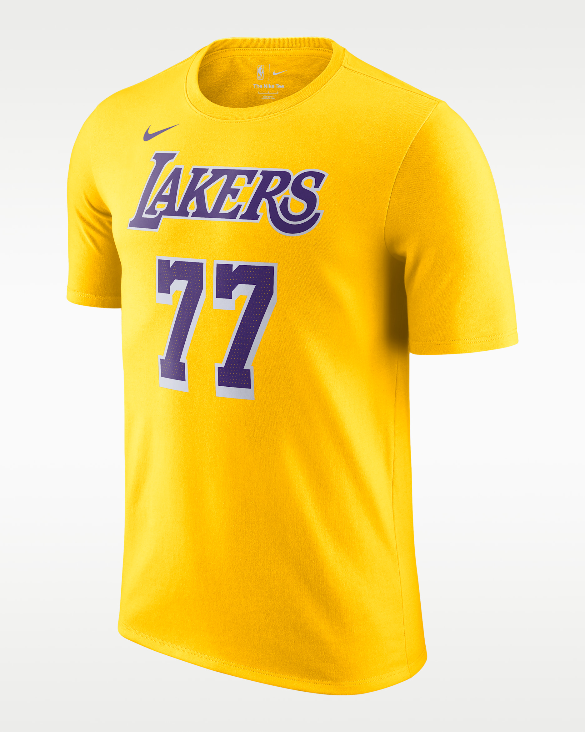 Ανδρικό εμπριμέ T-Shirt Nike NBA Λος Άντζελες Λέικερς - Amarillo