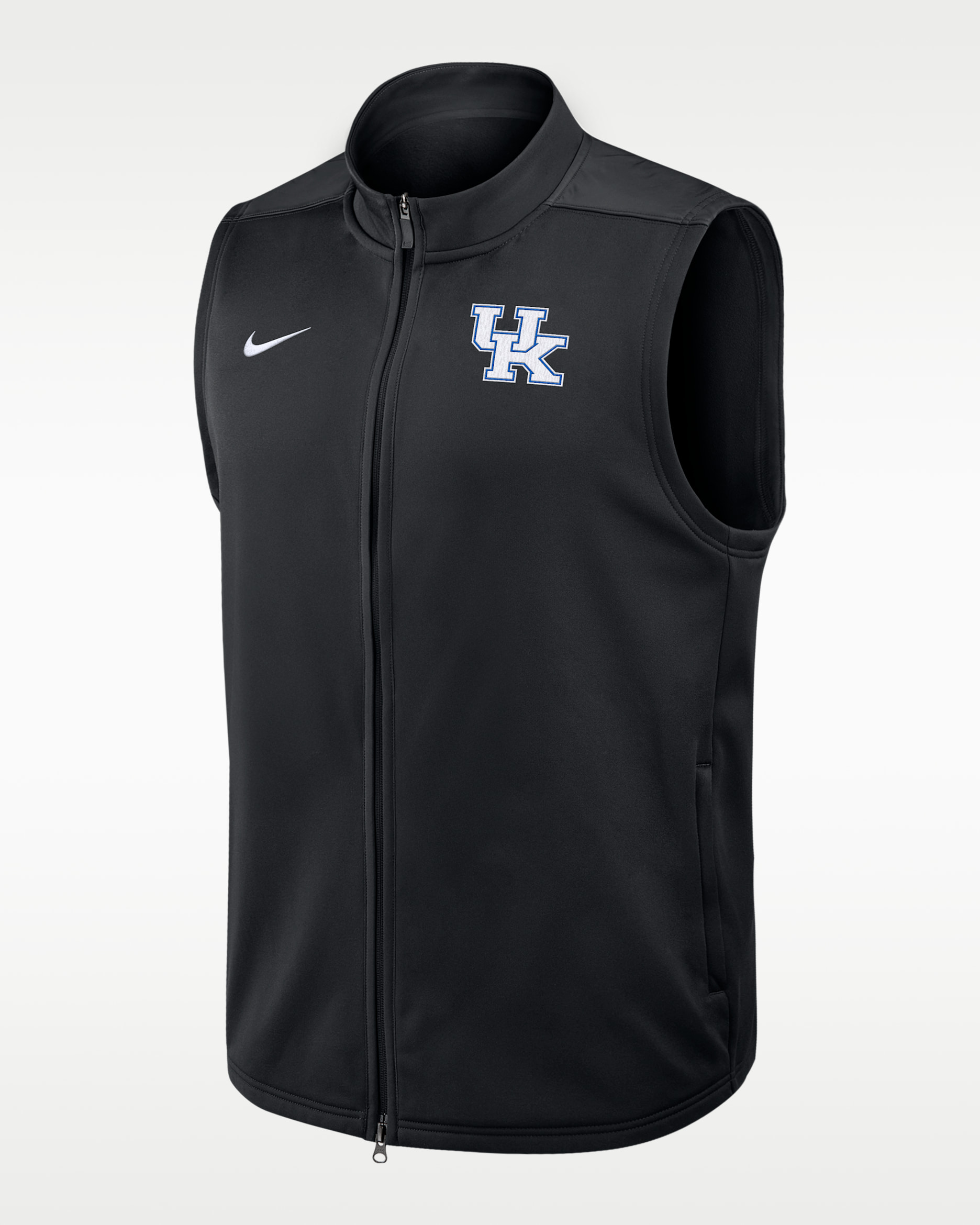 Kentucky Victory Men's Nike Therma-FIT College Full-Zip Vest - Black