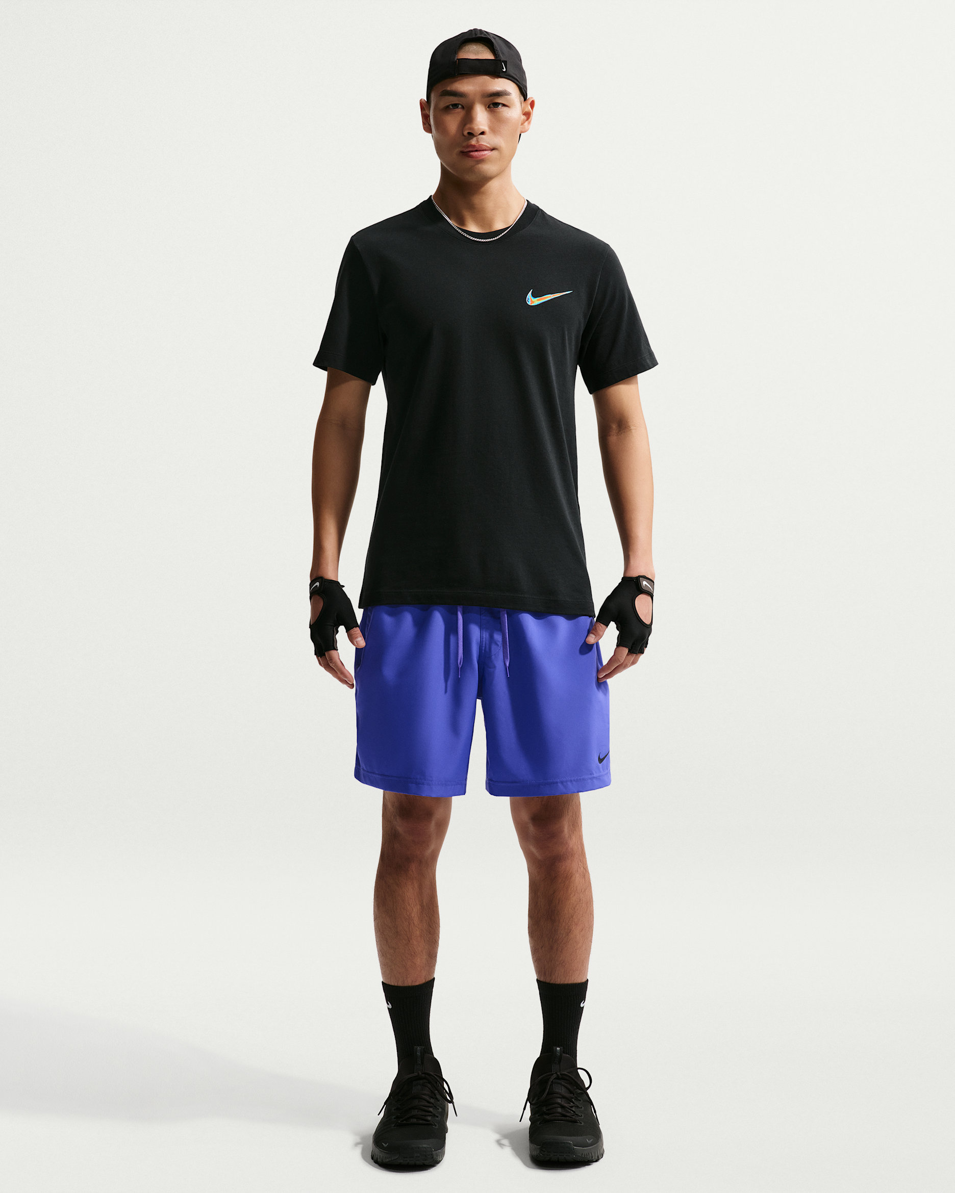 Nike Form Men's Dri-FIT 7" Versatile Shorts - Persian Violet/Black