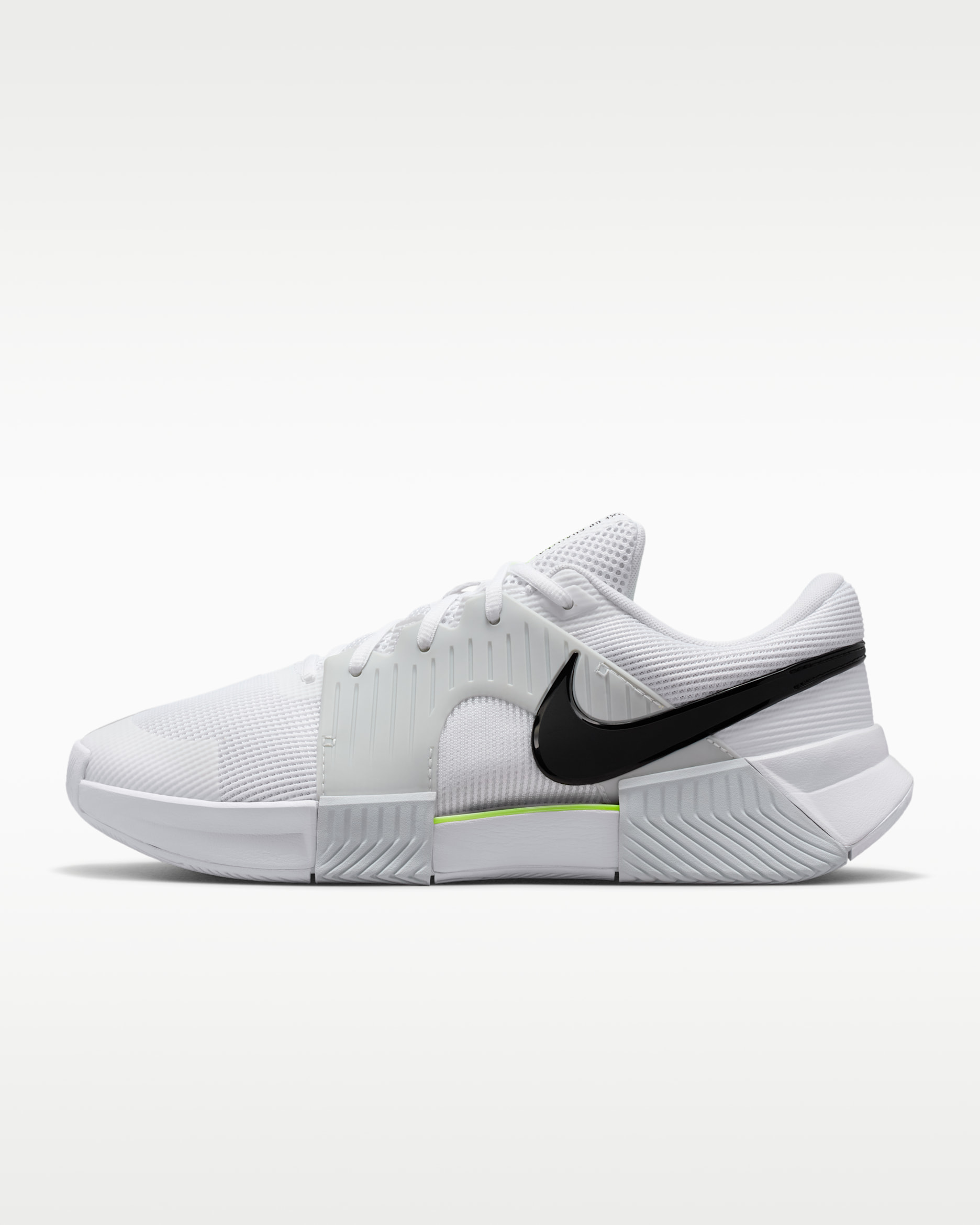 Nike GP Challenge 1.5 Men's Hard Court Tennis Shoes - White/Pure Platinum/Volt/Black