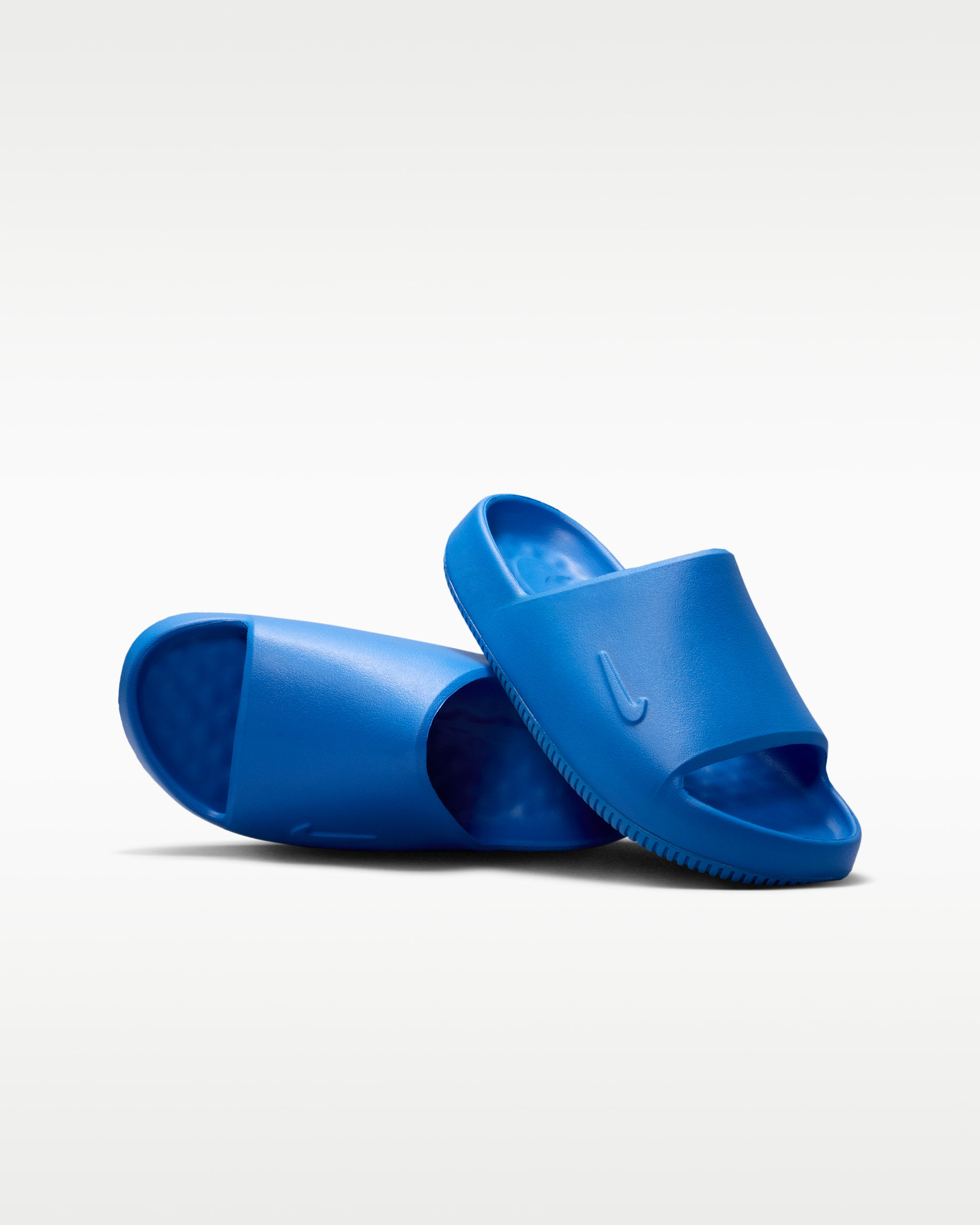 Nike Calm 2.0 Big Kids' Slides - Blue Crystal/Blue Crystal/Blue Crystal