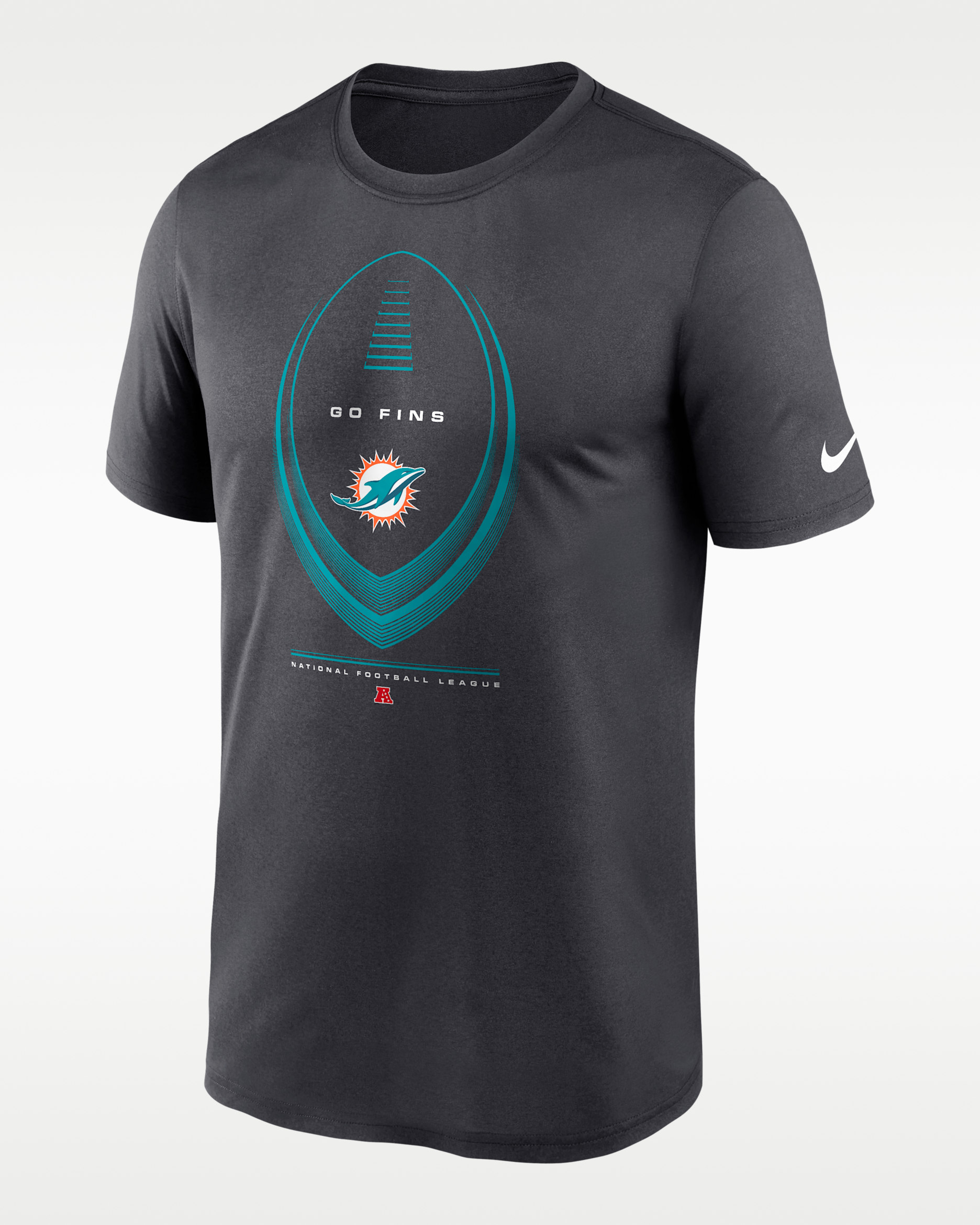 Miami Dolphins Legend Icon Men's Nike Dri-FIT NFL T-Shirt - Anthracite