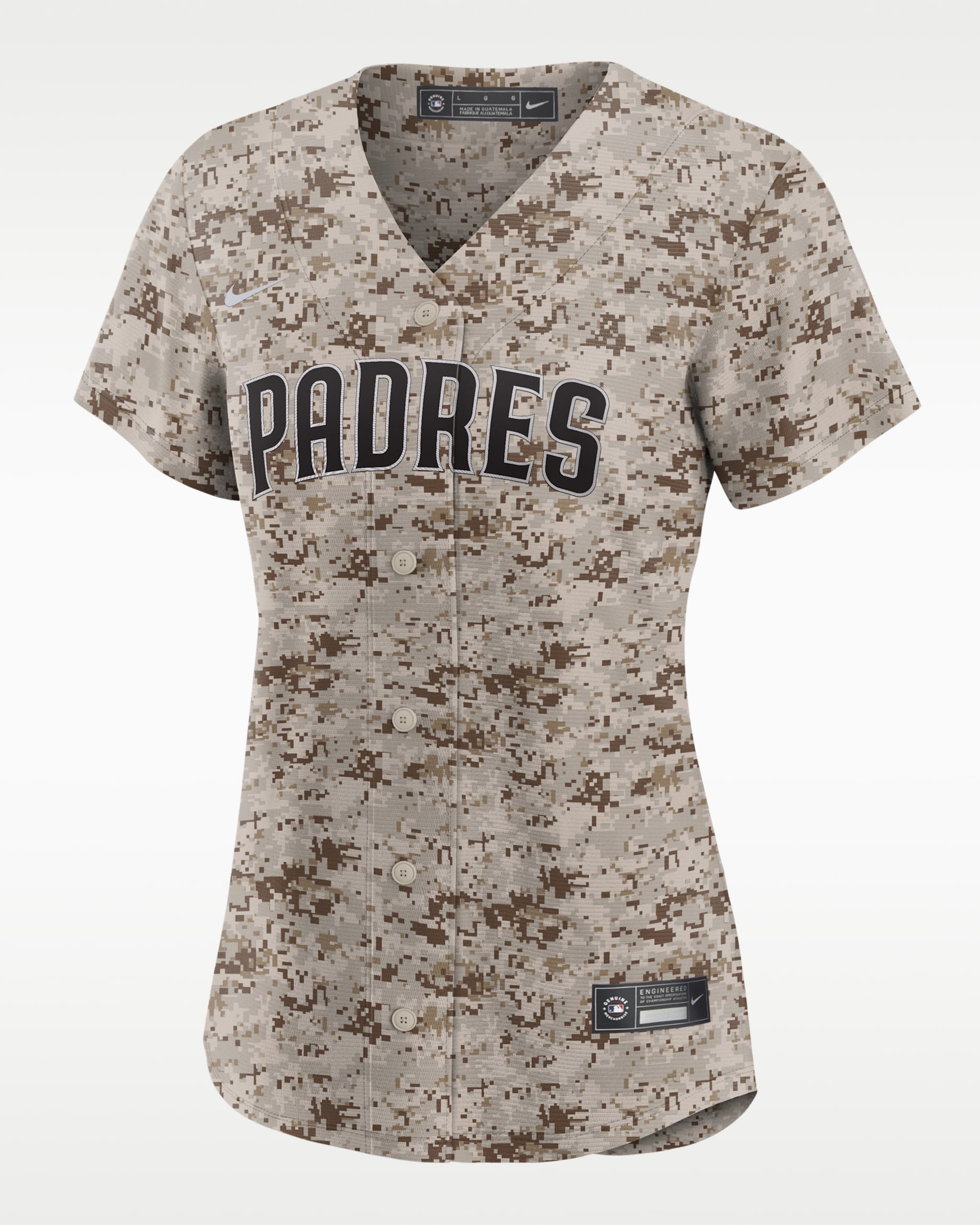Manny Machado San Diego Padres USMC Women's Nike MLB Replica Jersey - Desert Camo