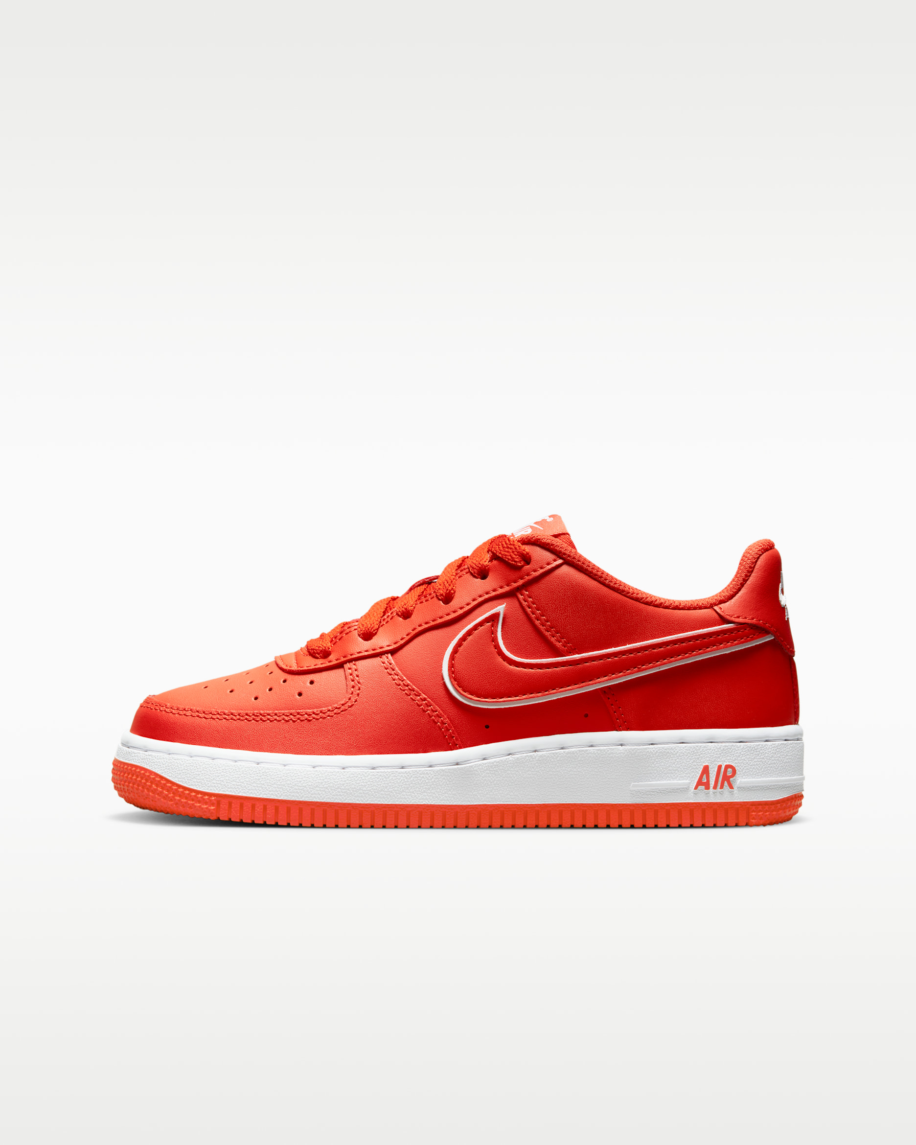 nike air force 1 junior red tick