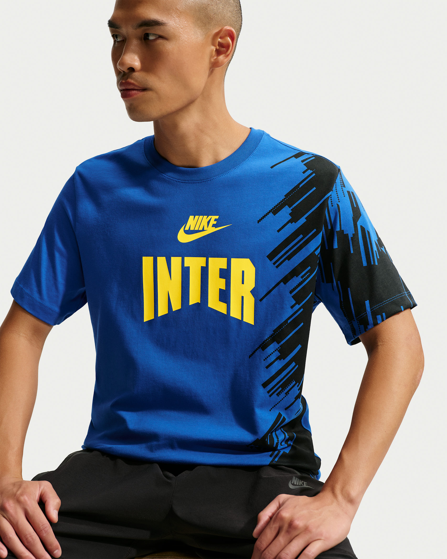 T-shirt Nike Inter Milan Premier pour homme - Lyon Blue