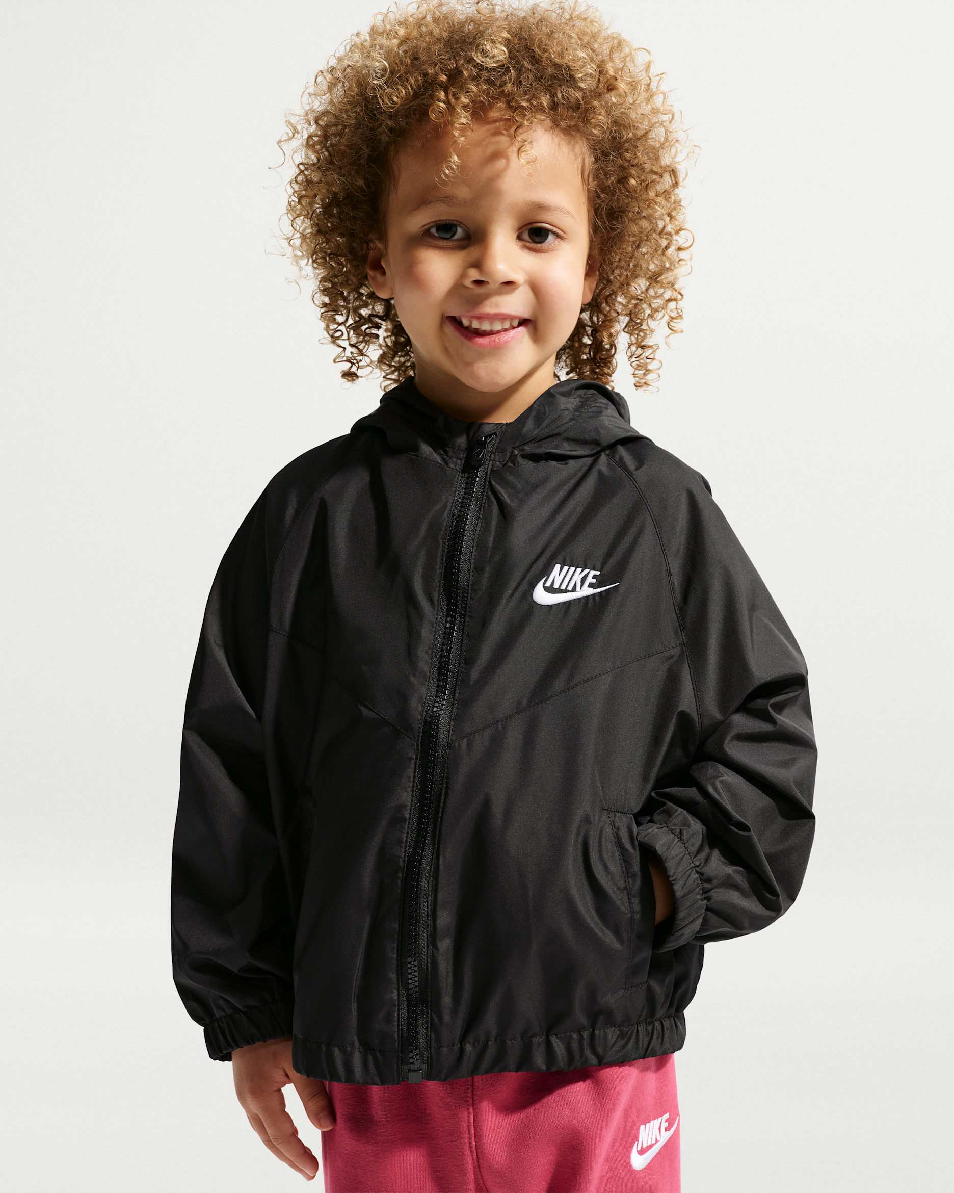 Nike Toddler New Chevron Windrunner - Black