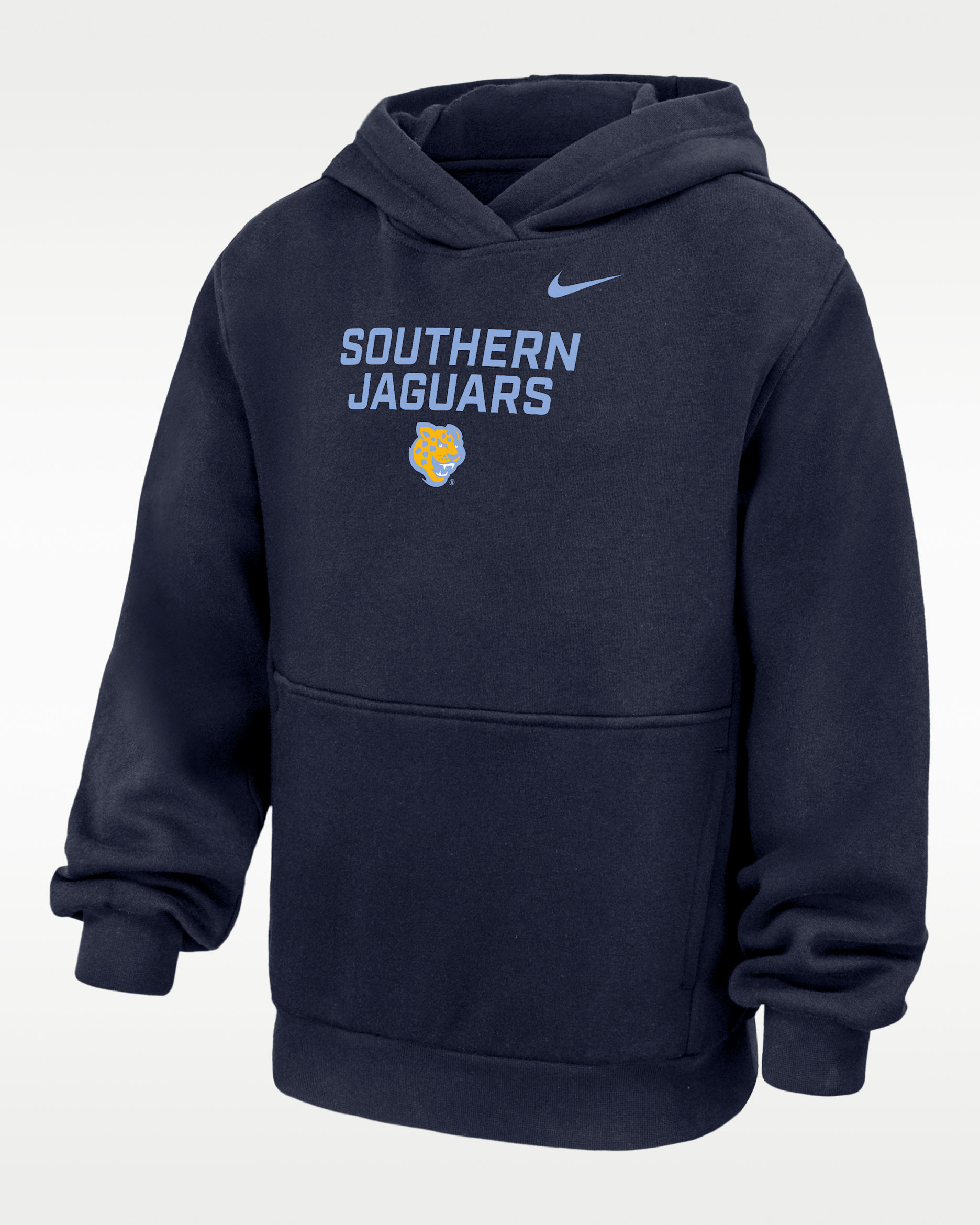 Nike College (Southern University and A&M) Big Kids' Club Fleece Pullover Hoodie - College Navy