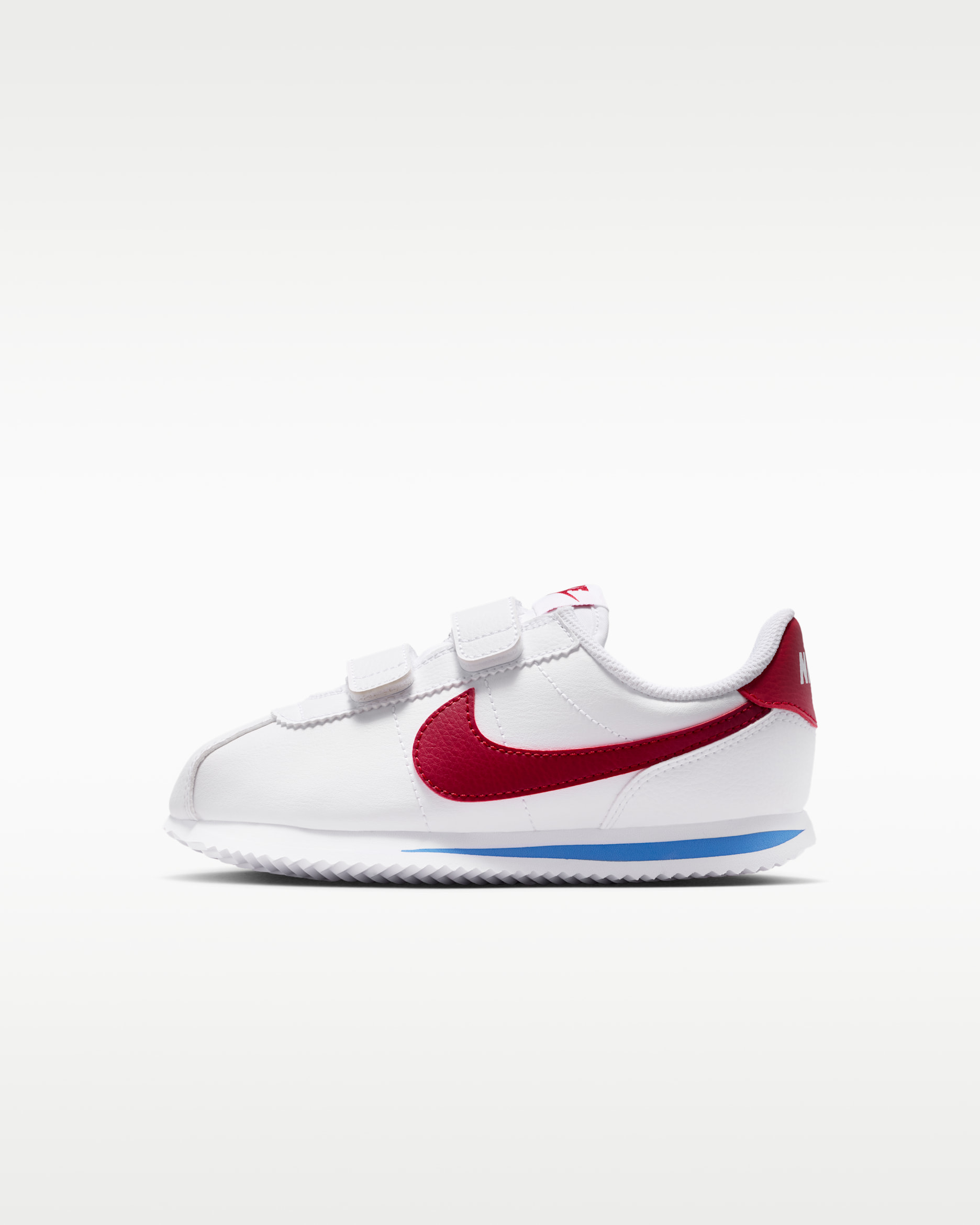 Nike Cortez Younger Kids' (Boys') Shoes - White/Varsity Blue/Varsity Red