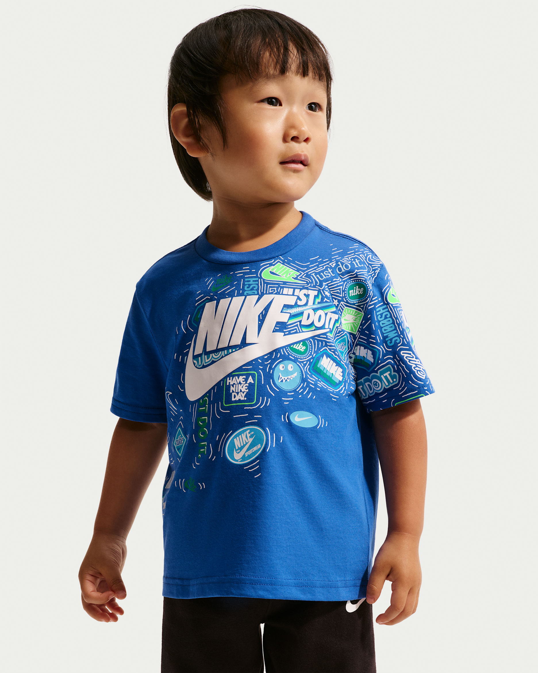 Nike Toddler Doodle Splash T-Shirt - Game Royal