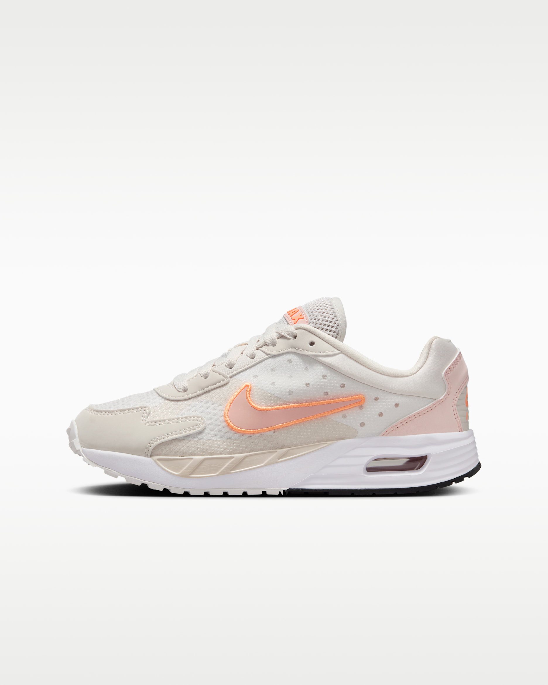 Tenis para niños grandes Nike Air Max Solo - Fantasma/Blanco/Crema melocotón/Rosa eco