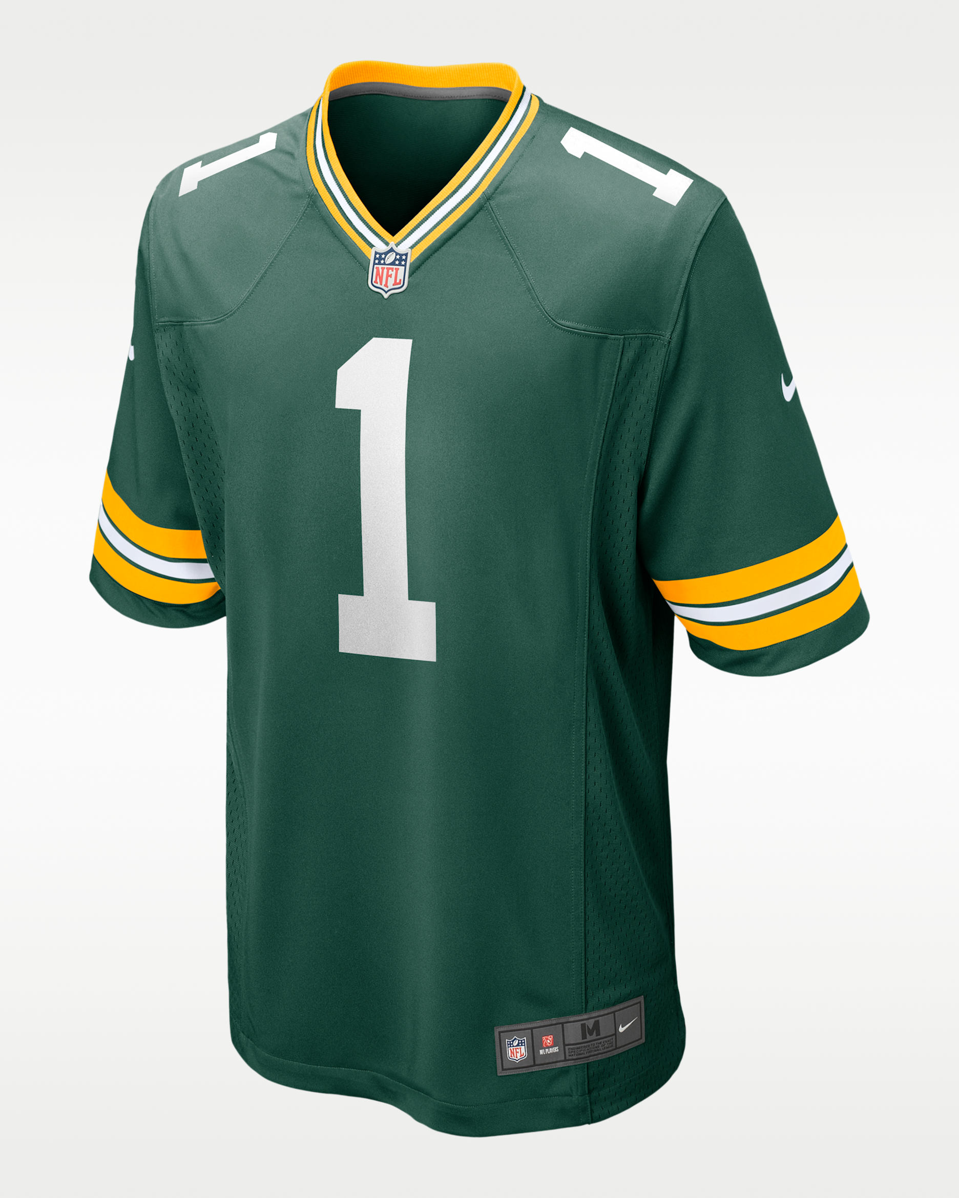 Jersey Nike de la NFL Game para hombre Matthew Golden Green Bay Packers 2025 NFL Draft First Round Pick - Verde