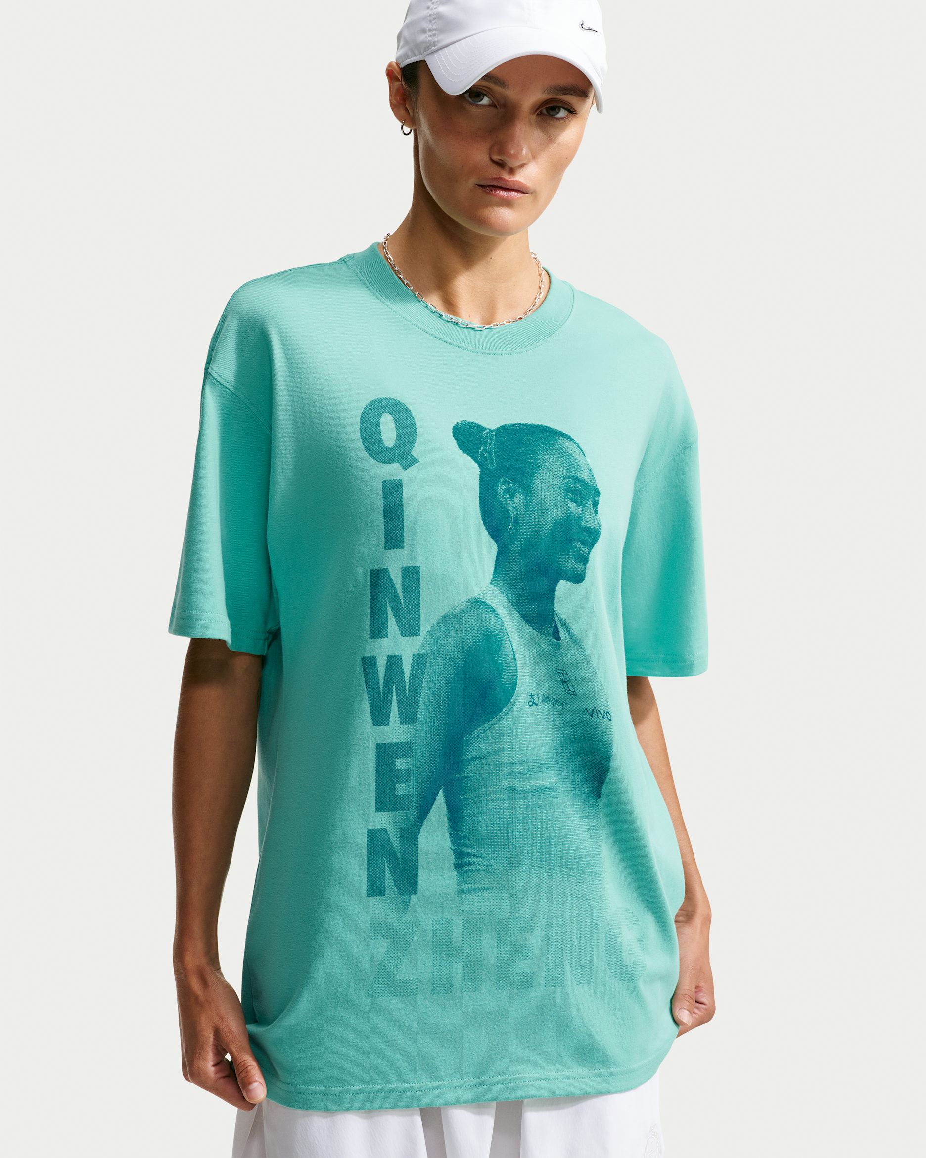 NikeCourt "Qinwen Zheng" Women's Tennis T-Shirt - Mint