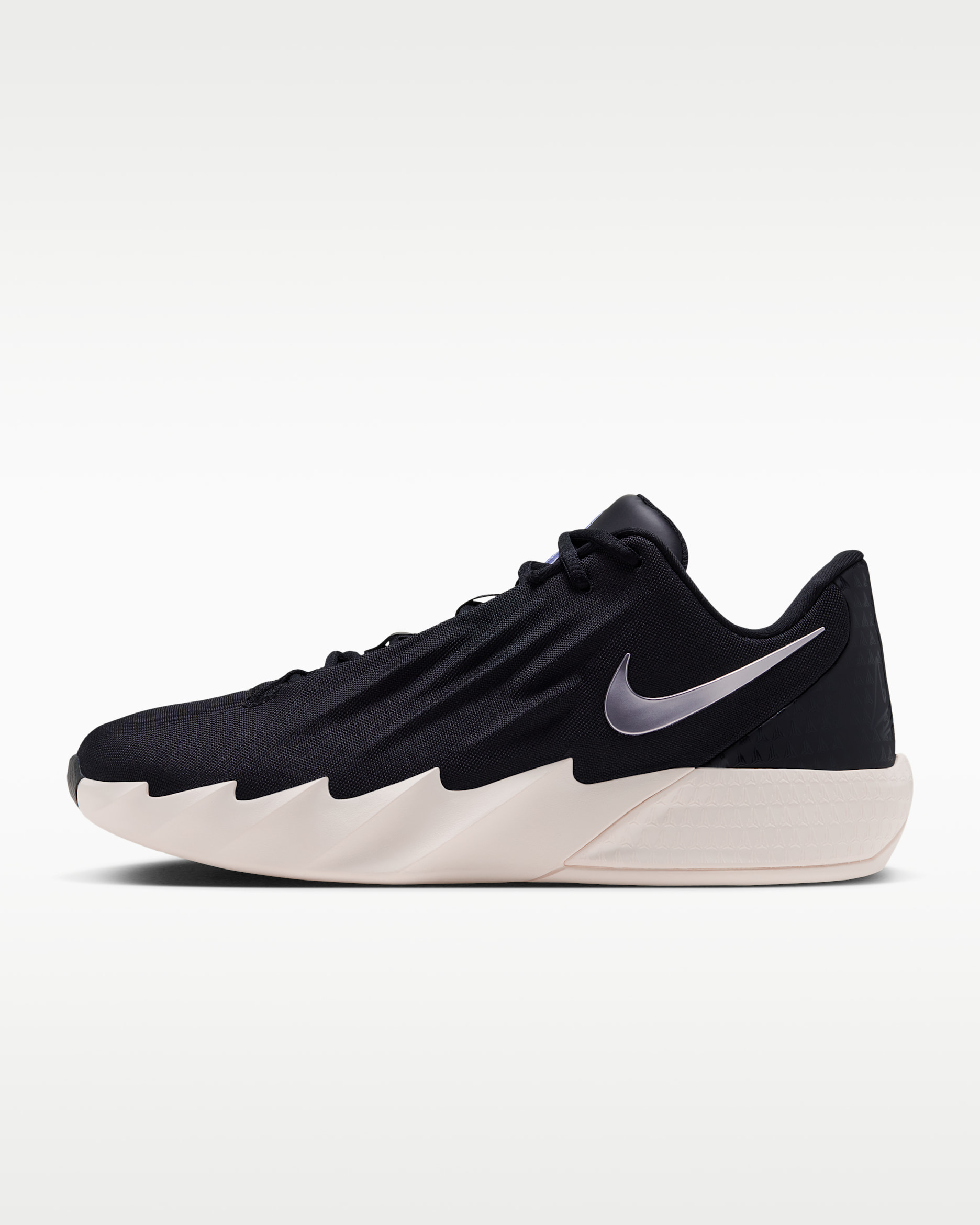 Tenis de básquetbol Ja Twelve Time - Negro/Marfil pálido/Cobalto felicidad/Plata metalizado