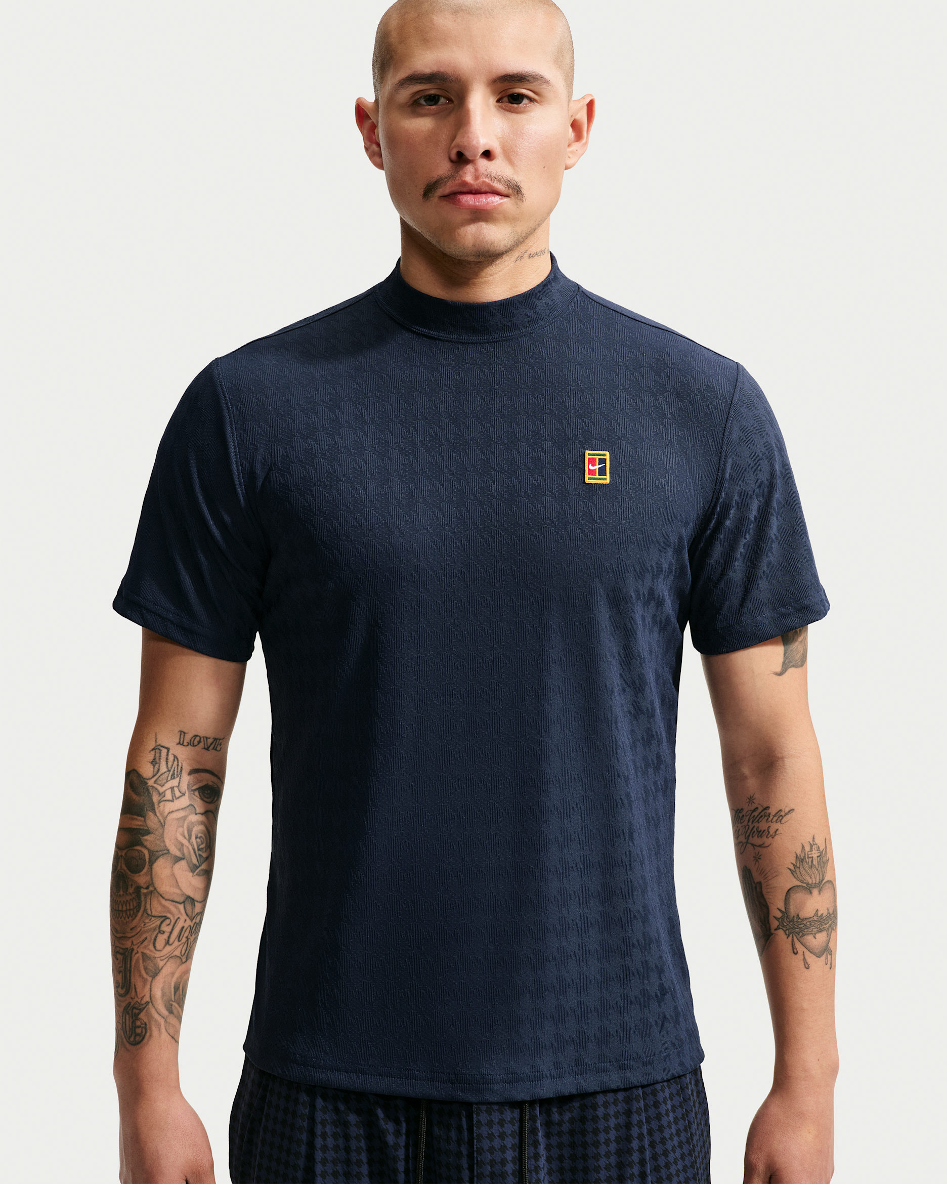 Nike Club Rules Aero-FIT Oberteil mit Stehkragen (Herren) - Obsidian/Obsidian