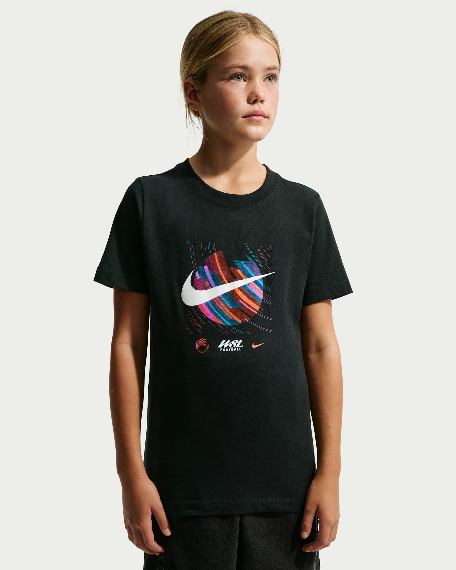 WSL Youth Nike SS Cotton Tee Youth Nike SS Cotton Tee - Black