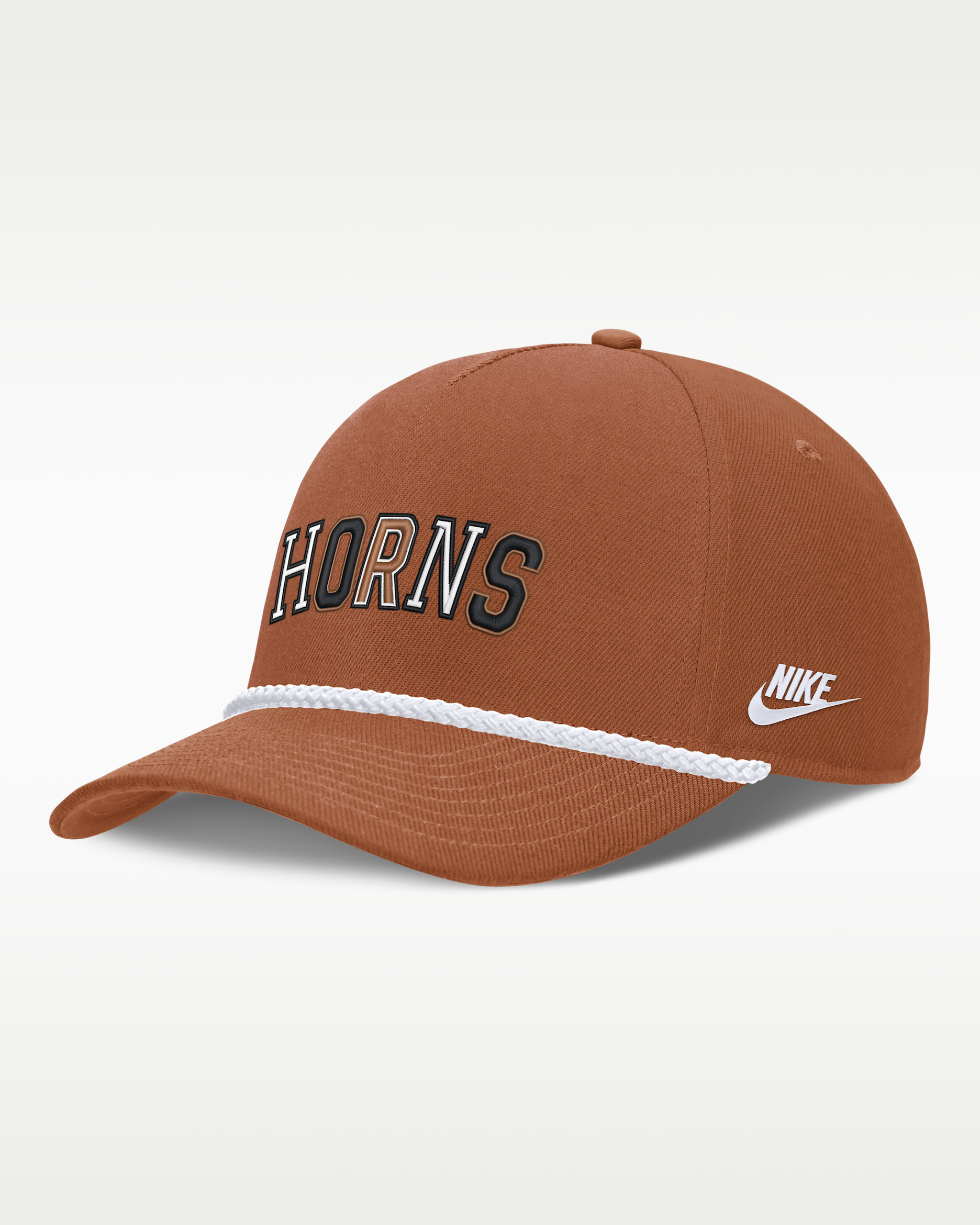 Texas Legacy Basketball Rope Rise Men's Nike College Adjustable Hat - Burnt Orange