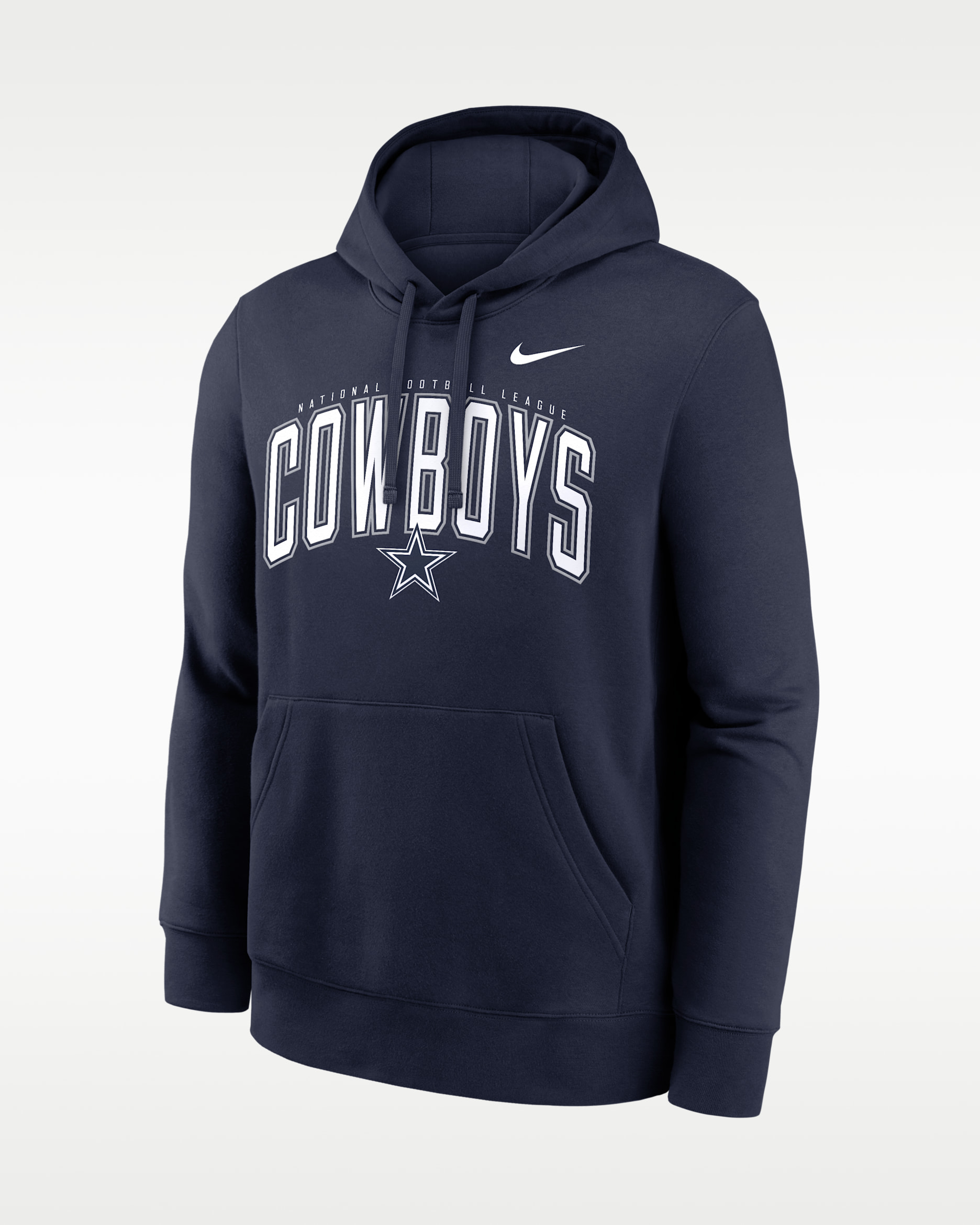 Dallas Cowboys Club Men's Nike NFL Pullover Hoodie - Navy
