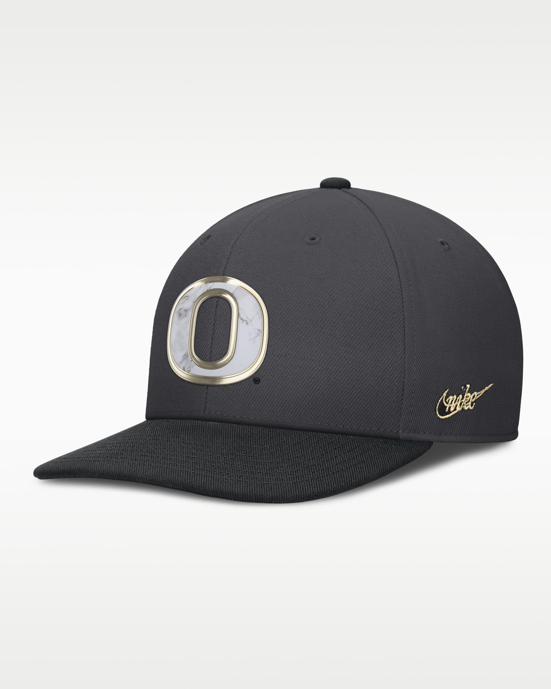 Oregon Alt Pro Men's Nike Dri-FIT College Adjustable Hat - Anthracite