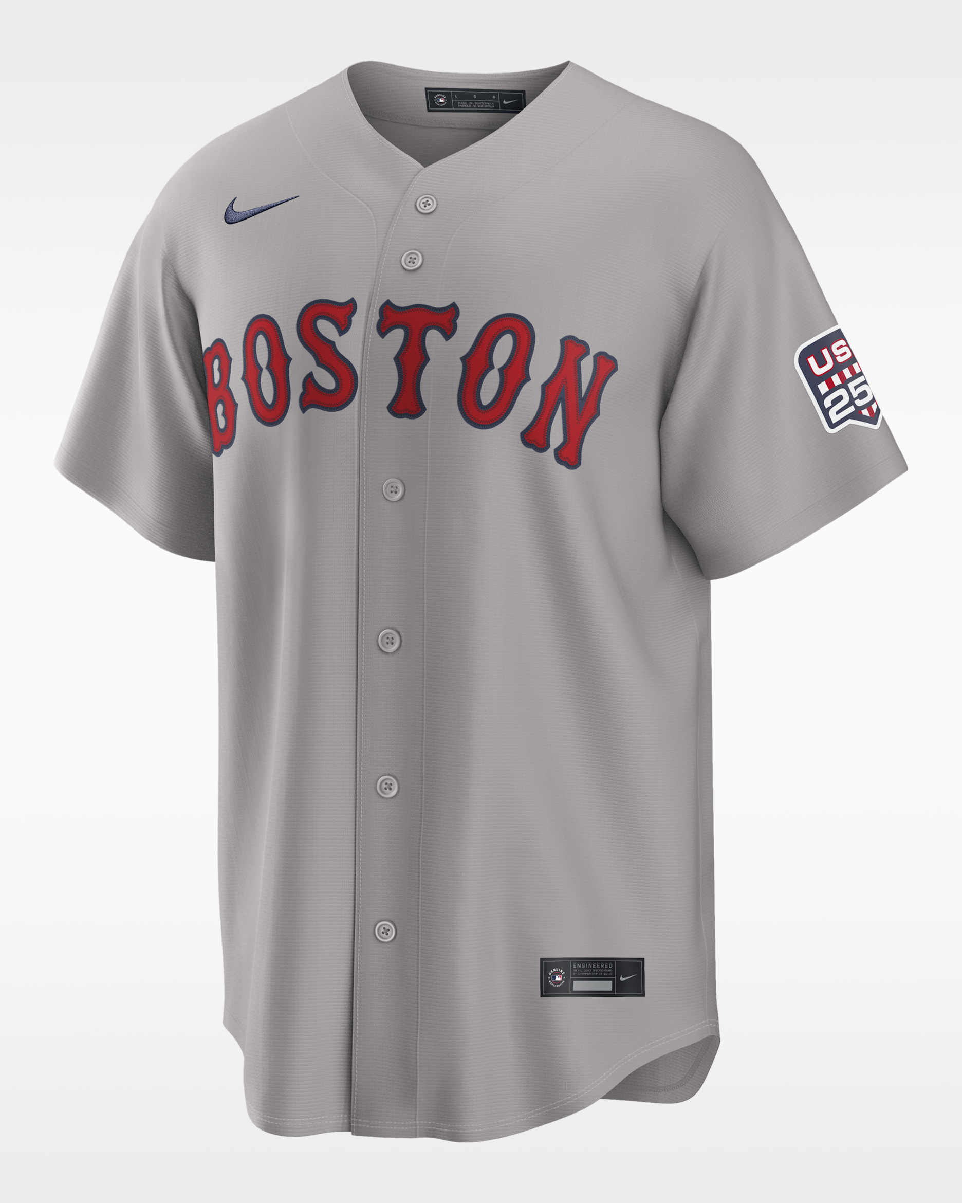 Roman Anthony Boston Red Sox USA 250 Men's Nike MLB Stadium Jersey - Grey