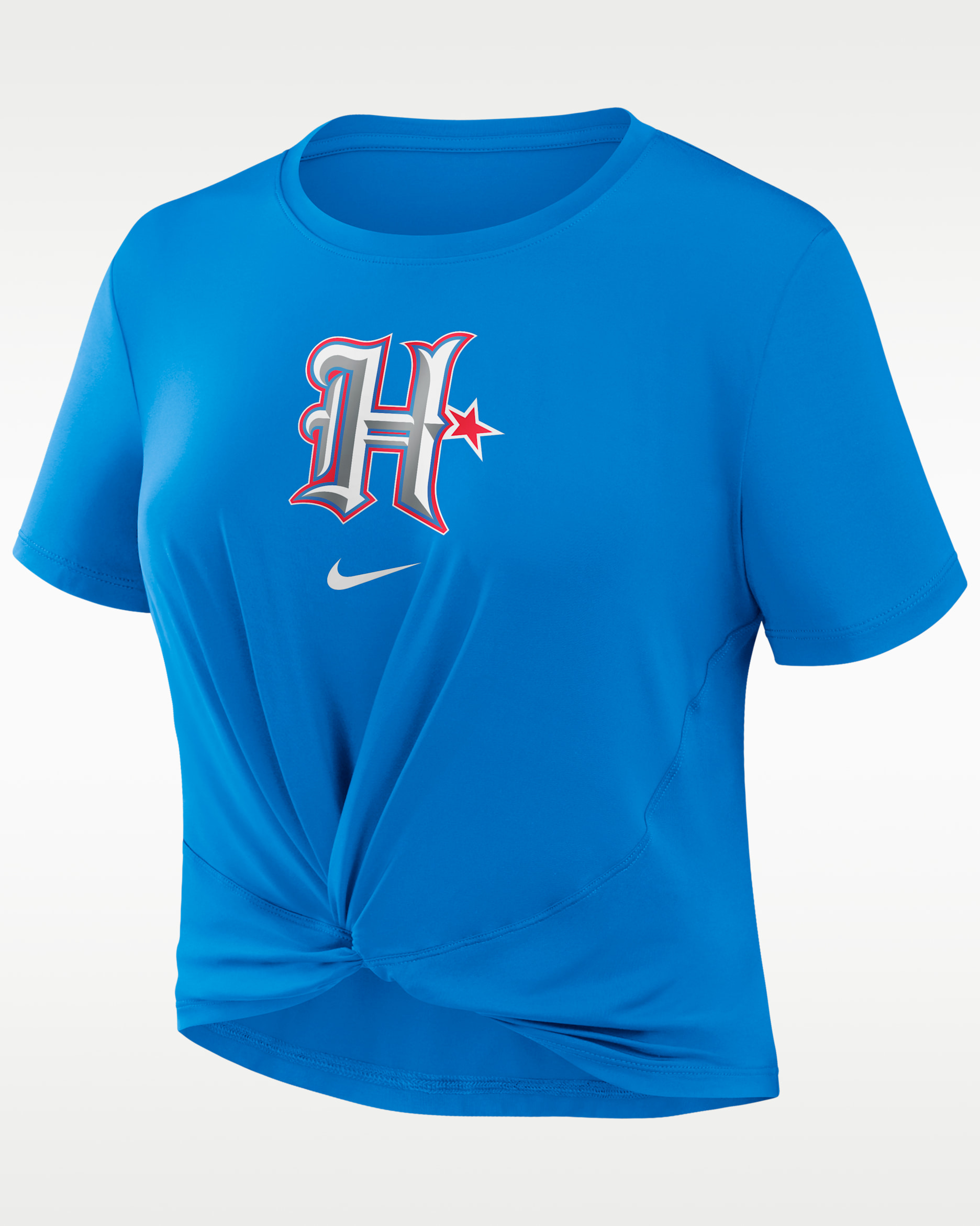 Houston Texans Rivalries Collection One Classic Twist Women's Nike Dri-FIT NFL T-Shirt - Blue