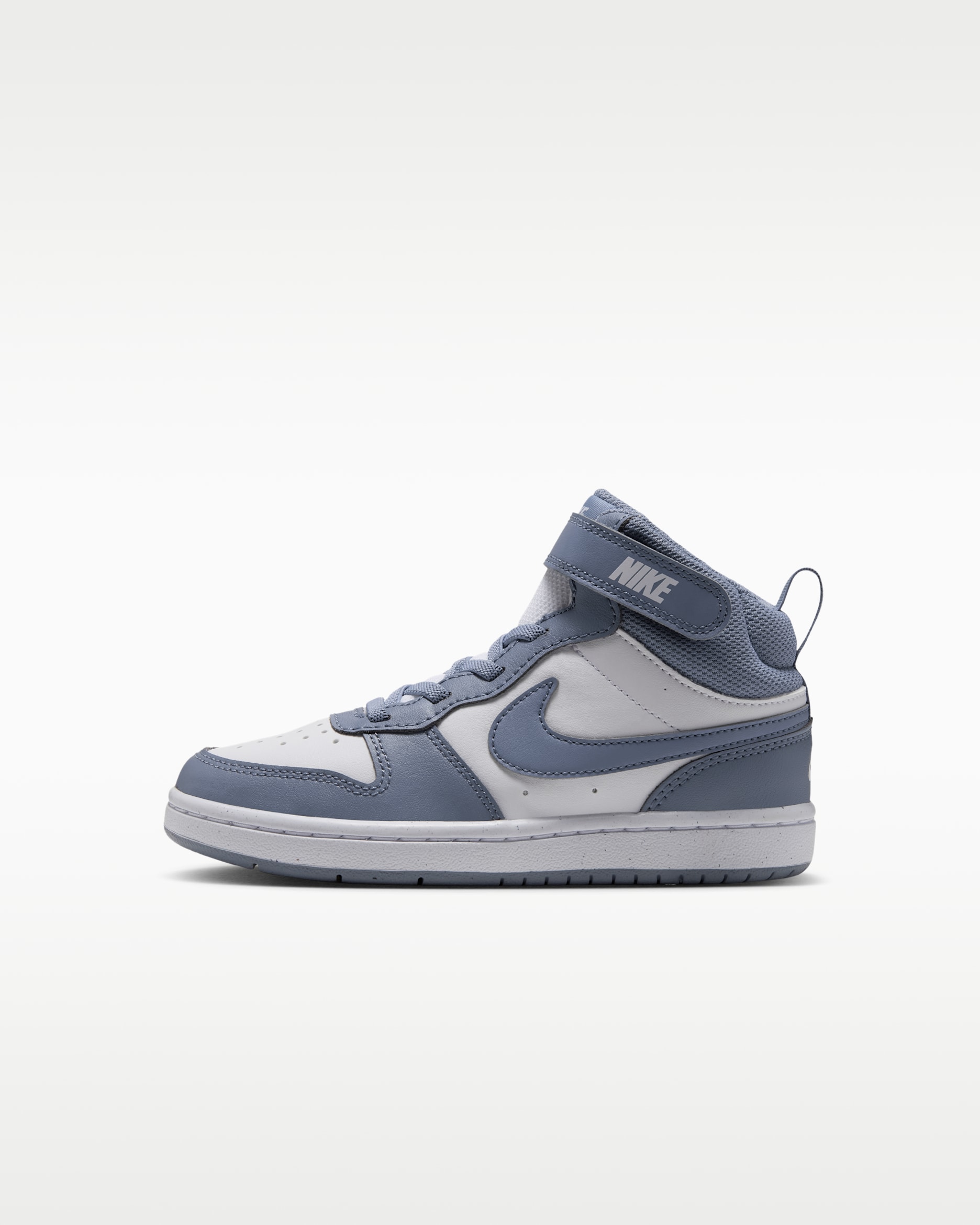 Nike Court Borough Mid 2 Little Kids' Shoes - White/Ashen Slate