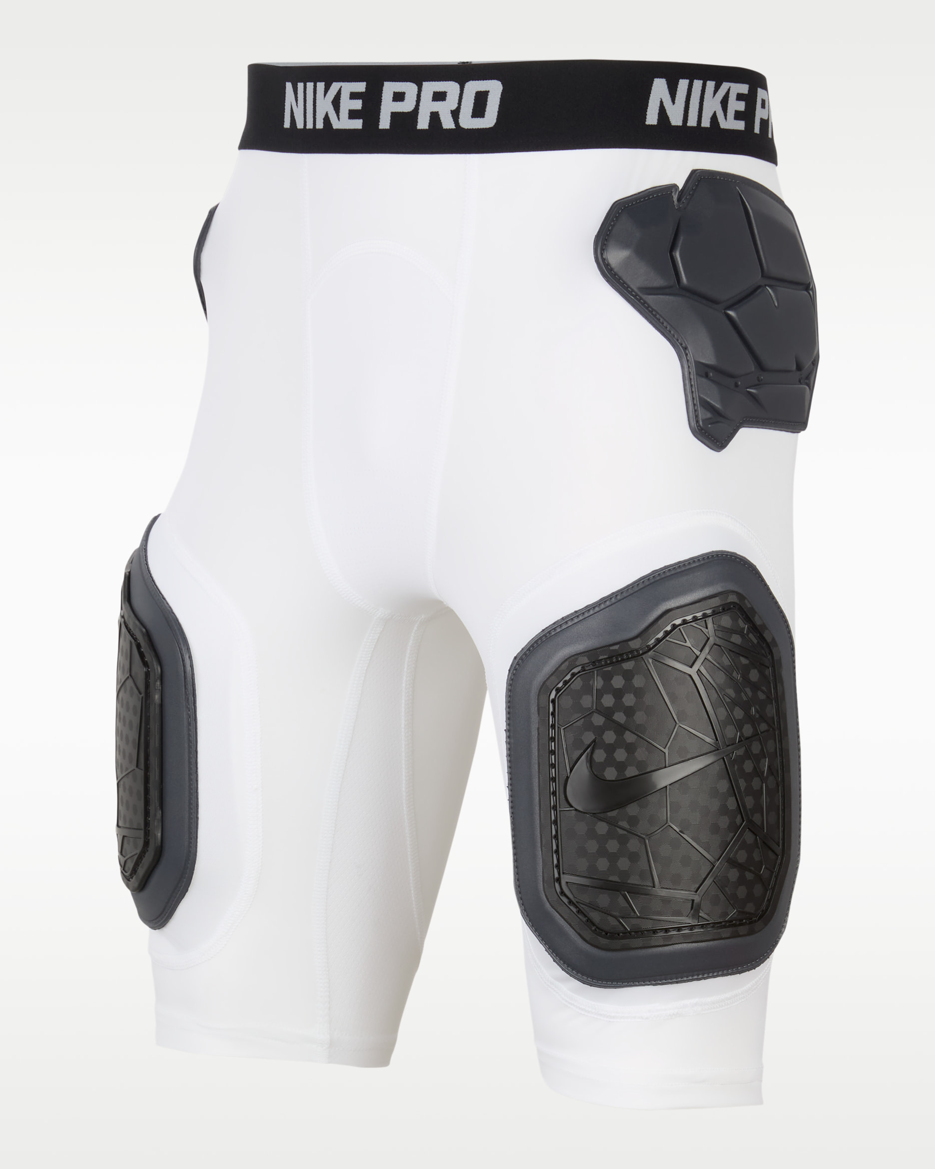 Shorts de fútbol americano HyperStrong para niños talla grande Nike Pro - Blanco