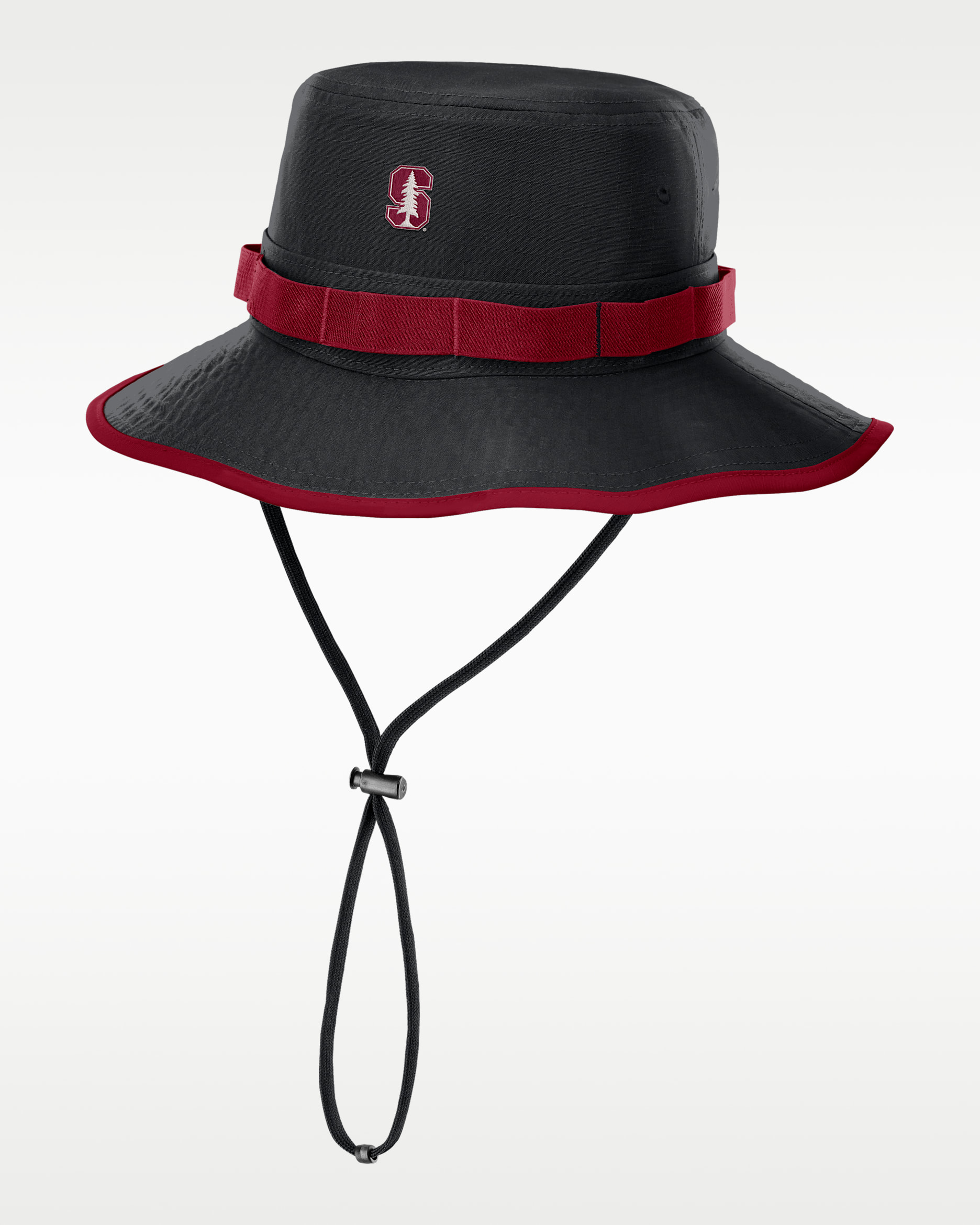 Stanford Sideline Apex Boonie Men's Nike Dri-FIT College Bucket Hat - Black