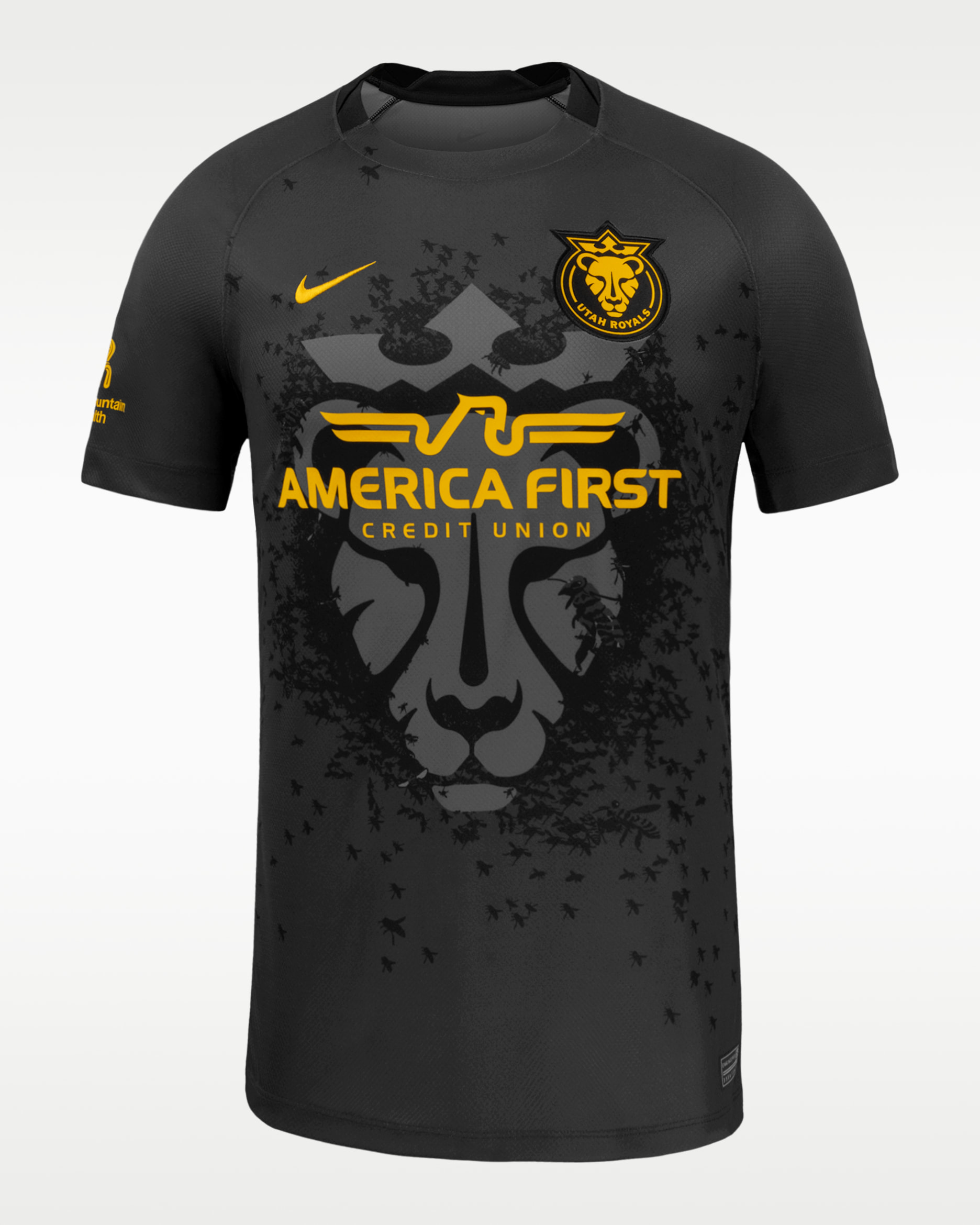 Utah Royals Stadium Away Men's Nike Dri-FIT NWSL Replica Jersey - Anthracite