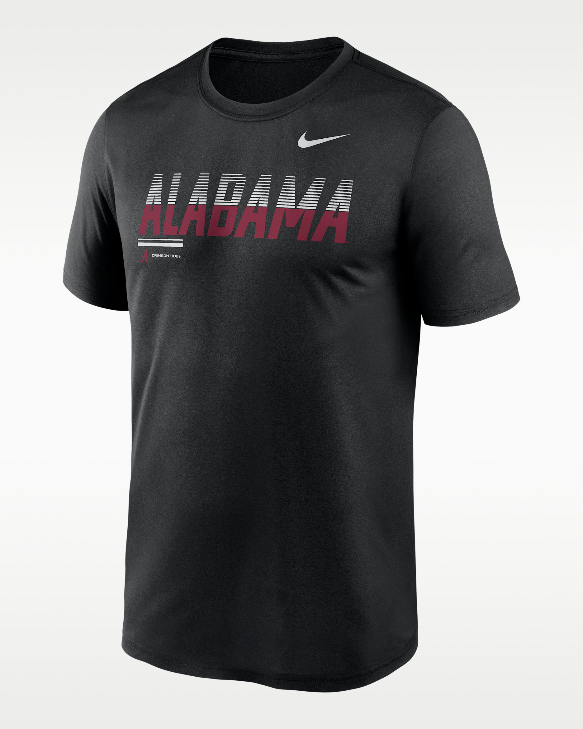 Playera universitaria Nike Dri-FIT para hombre Alabama Sideline Legend - Negro