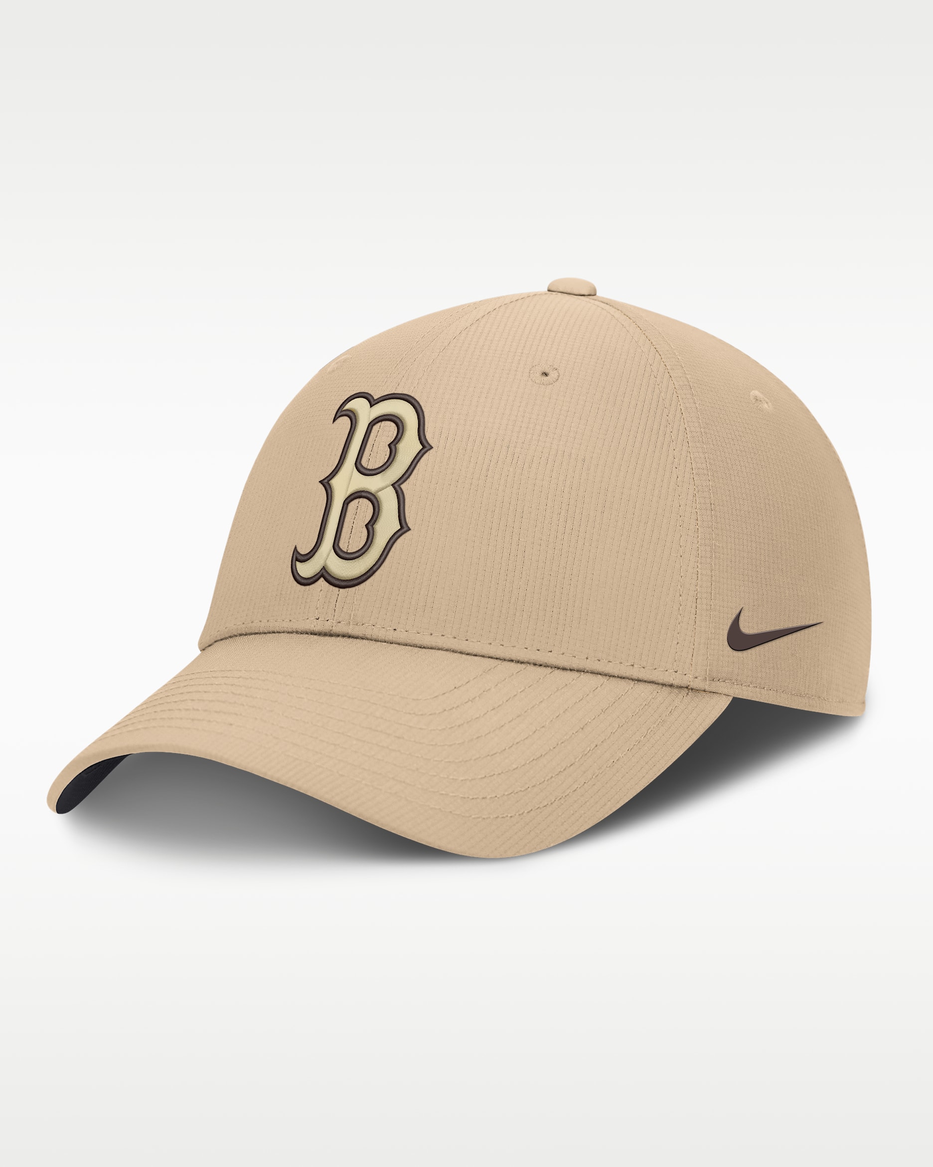 Boston Red Sox Club Men's Nike Dri-FIT MLB Adjustable Hat - Khaki