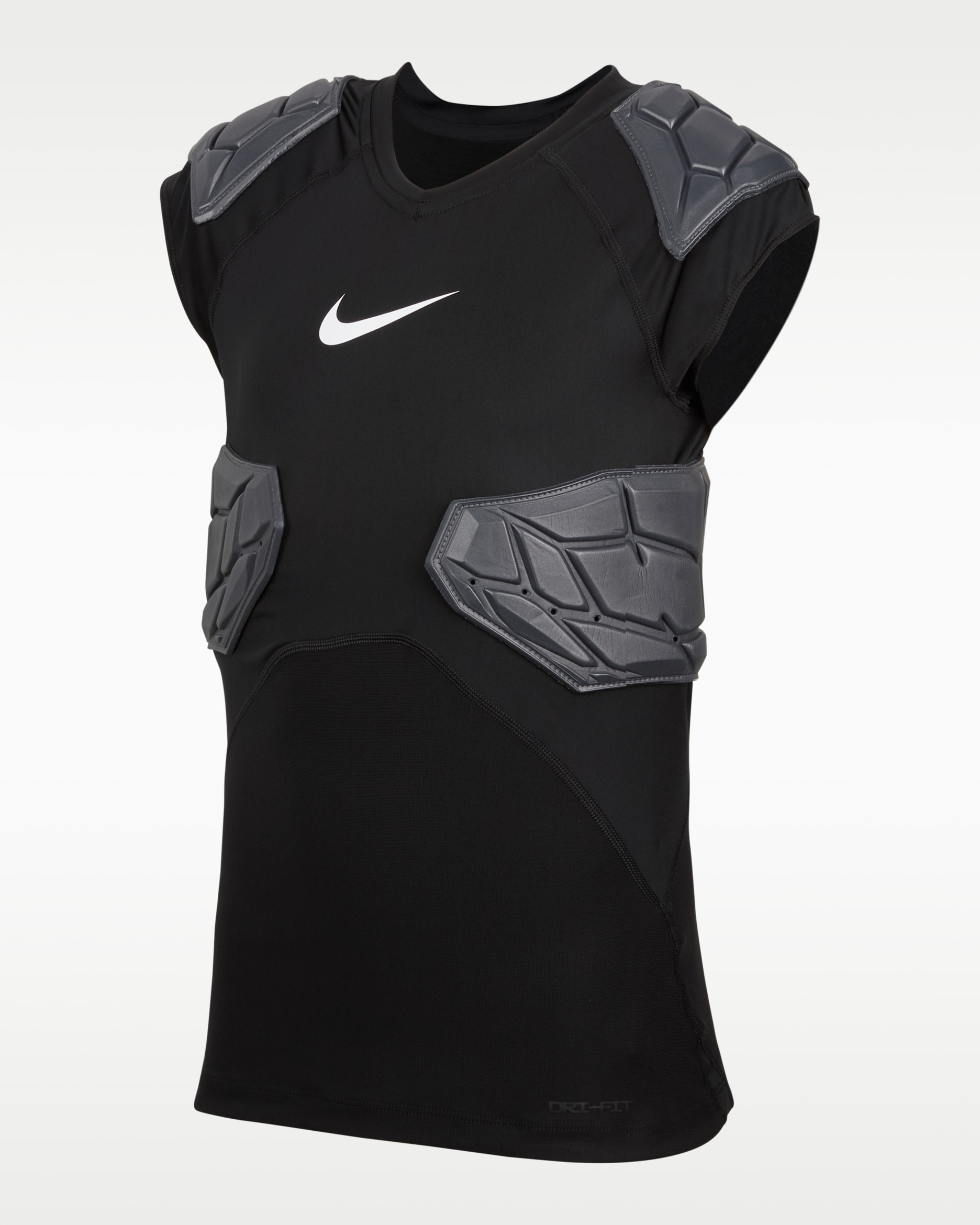Nike Pro Big Kids' (Boys') HyperStrong Football Top - Black