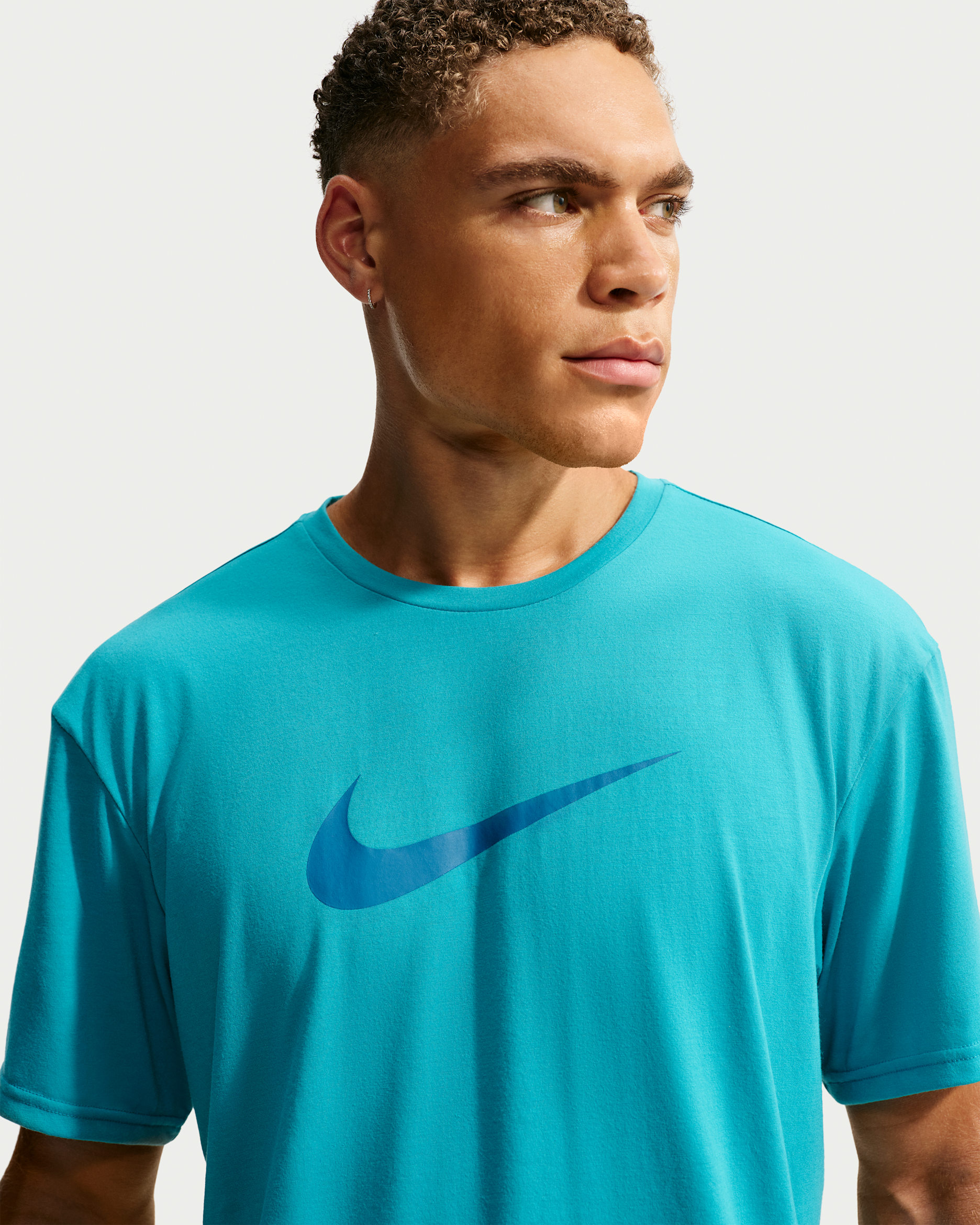 Nike Swim Hydroguard Men's Dri-FIT UV Short Sleeve Top - Energy