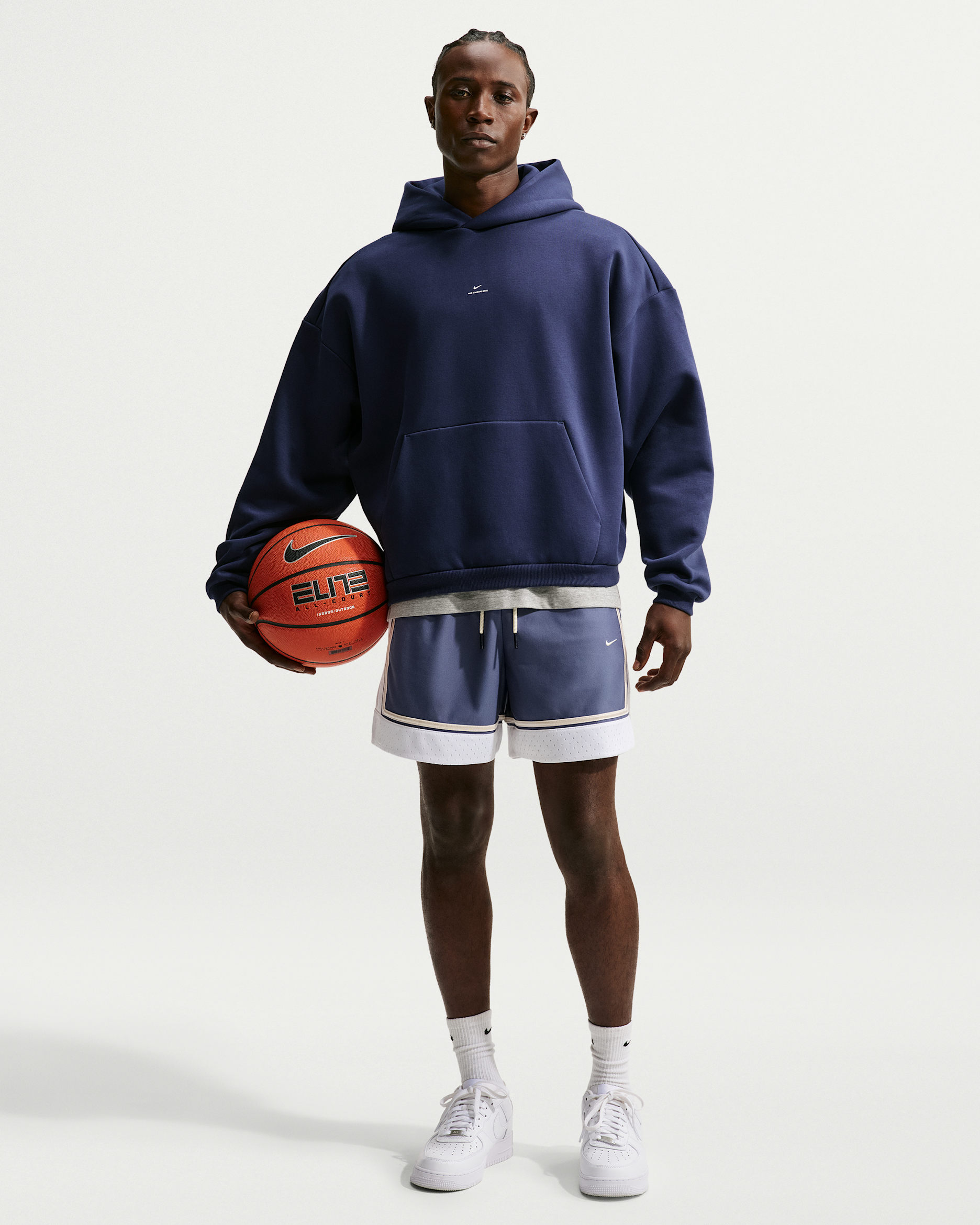 Nike Standard Issue Men's Dri-FIT 6" Basketball Shorts - Diffused Blue/White/Pale Ivory