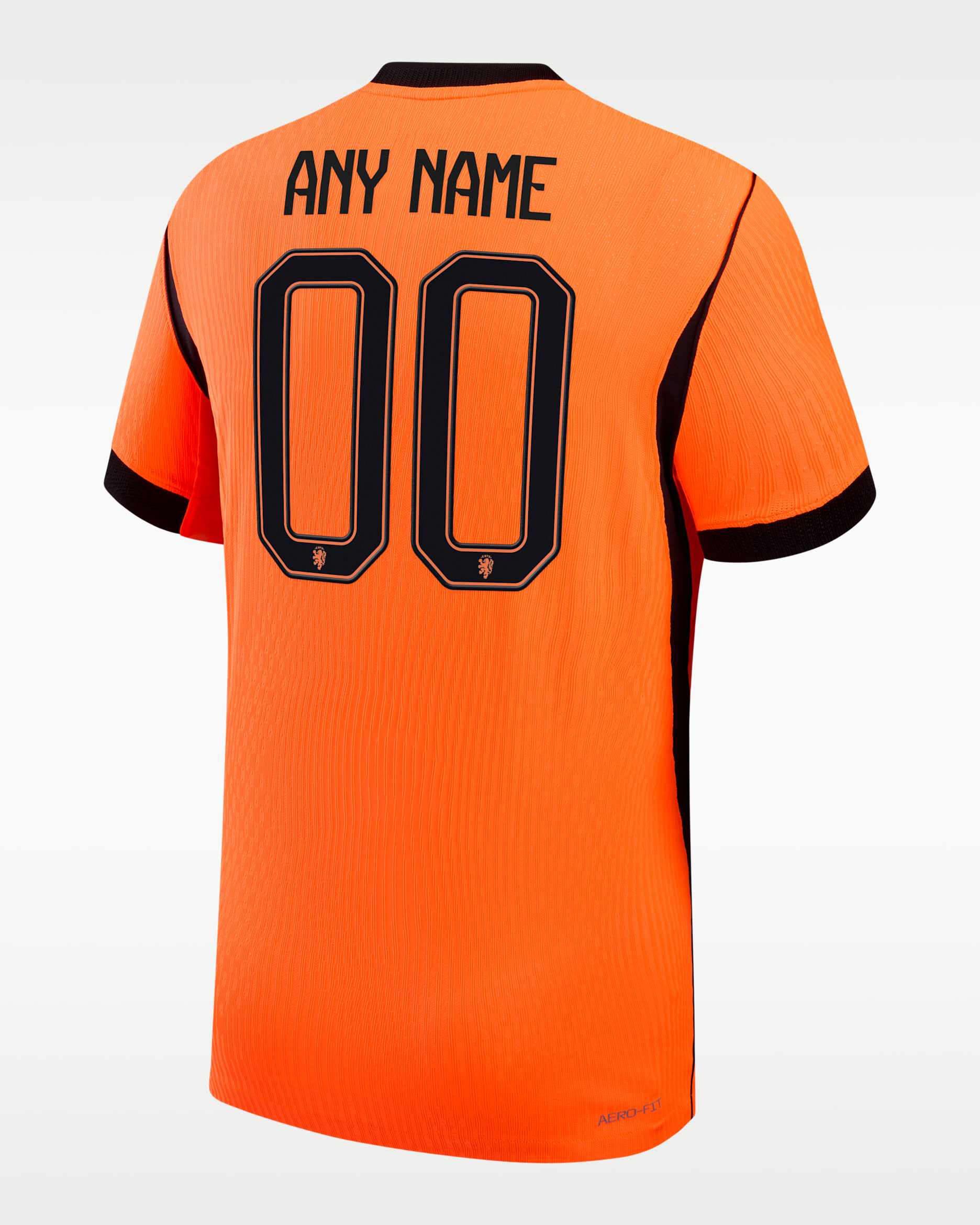 Netherlands 2026/27 Match Home Men's Nike Aero-FIT Soccer Authentic Custom Jersey By You - Hyper Crimson