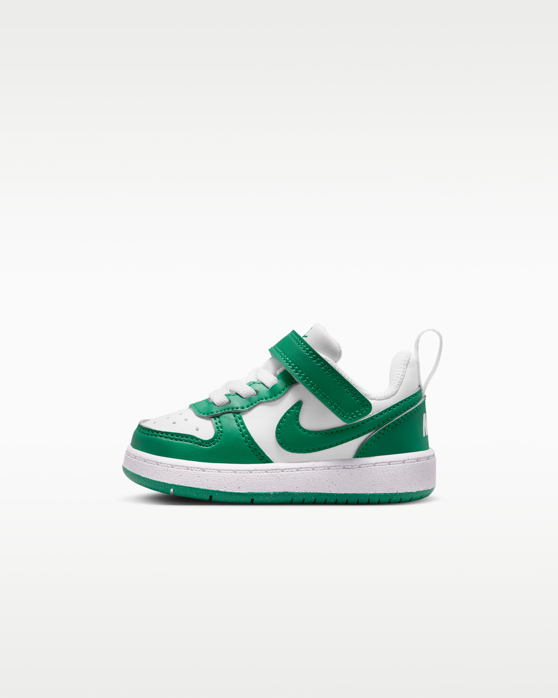 Tenis para bebé e infantil Nike Court Borough Low Recraft - Blanco/Malaquita/Blanco/Malaquita