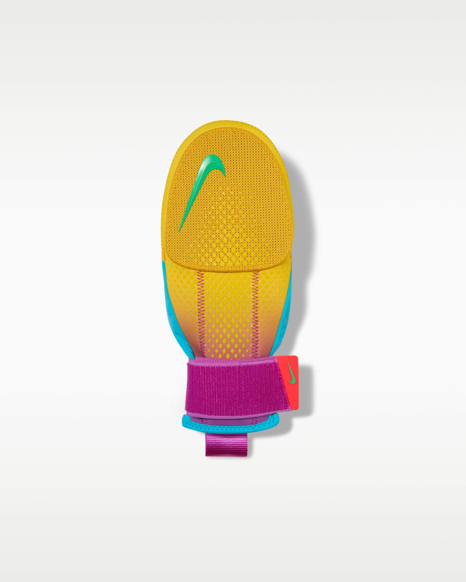Nike Diamond "Ronald Acuña Jr" Baseball Sliding Mitt - University Gold/Opti Yellow/Green Shock