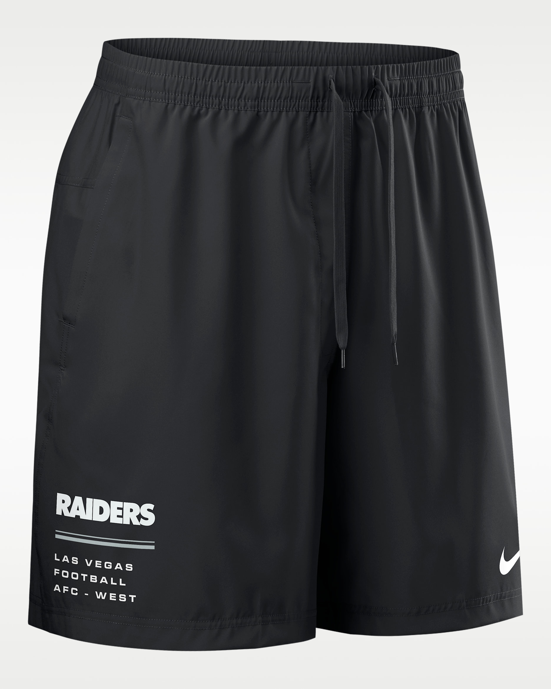 Las Vegas Raiders Men's Nike NFL Woven Shorts - Black