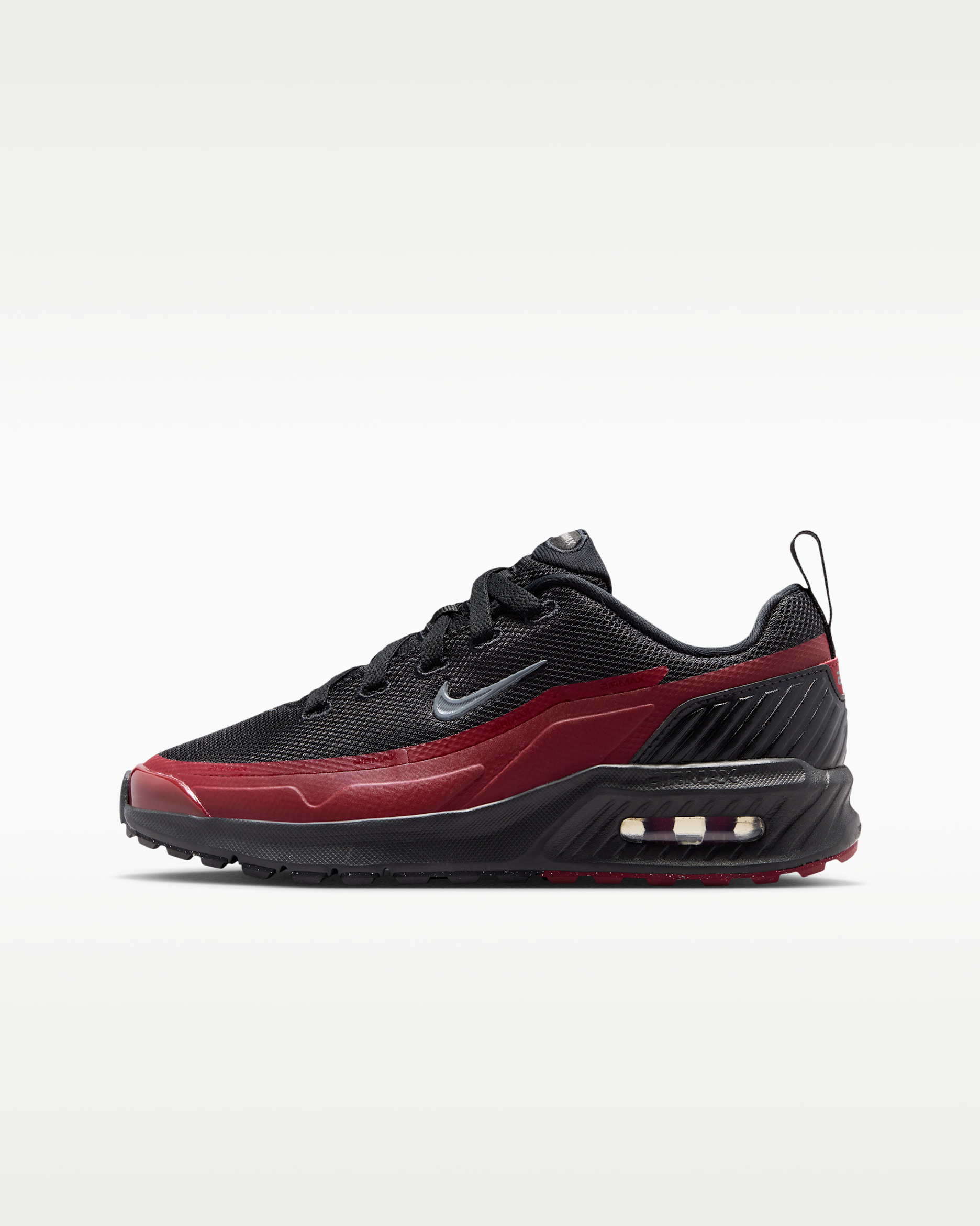 Nike Air Max Bia Older Kids' Shoes - Black/Team Red/Smoke Grey