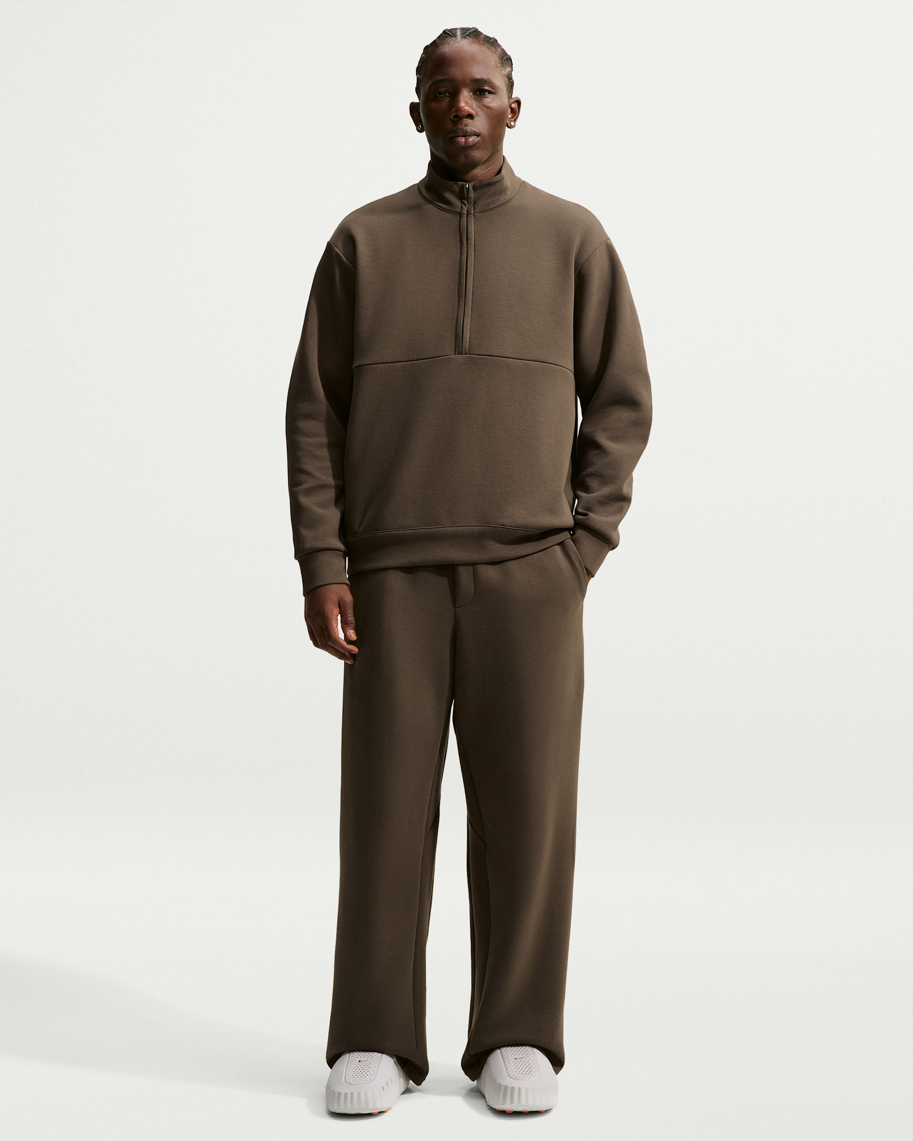 Nike 24.7 ImpossiblySoft Men's Dri-FIT Straight-Leg Pants - Dark Hazel/Black/Velvet Brown