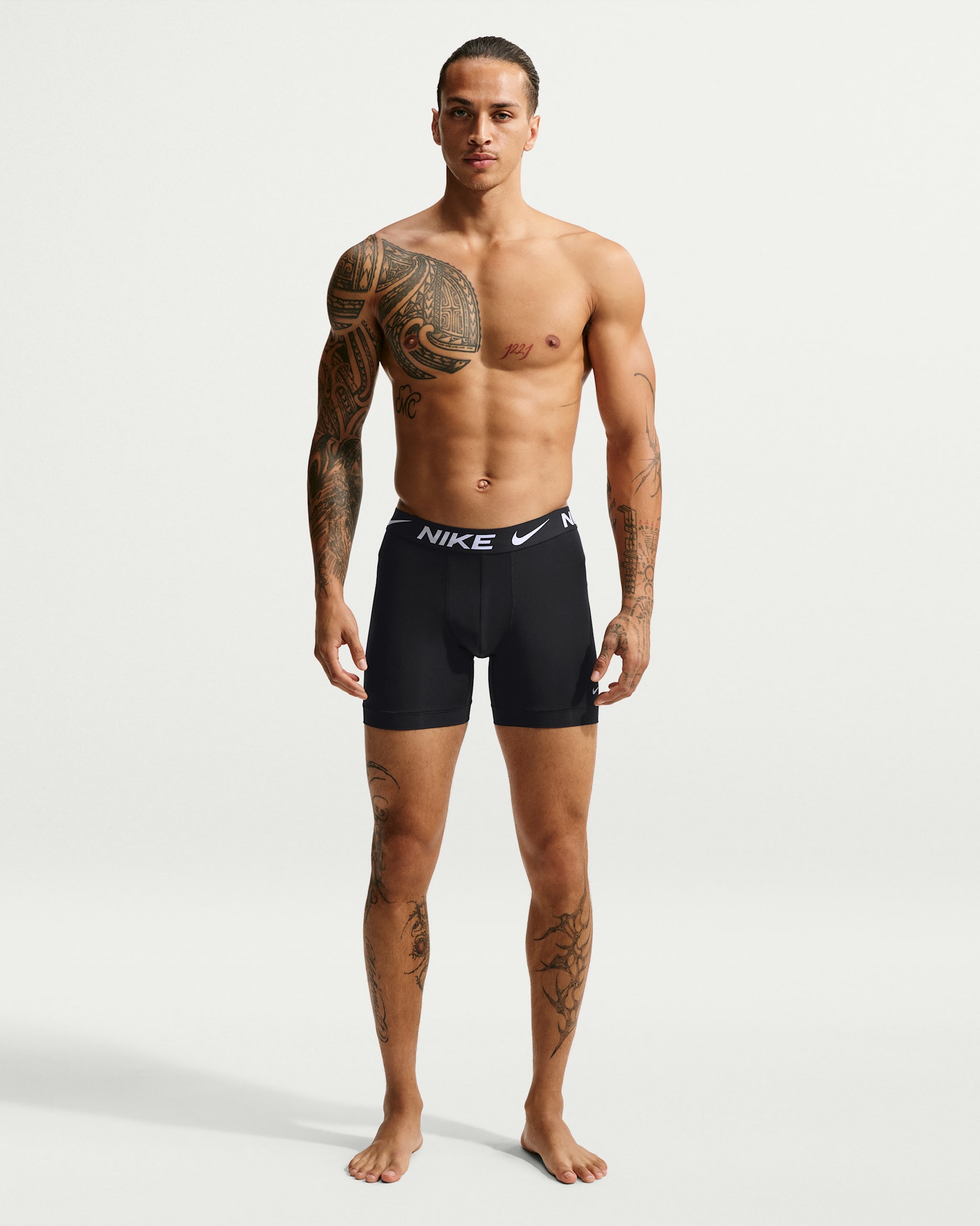 Ανδρικό μποξεράκι Dri-FIT Nike Essential Micro (συσκευασία 5 τεμαχίων) - Μαύρο/Μαύρο/Μαύρο