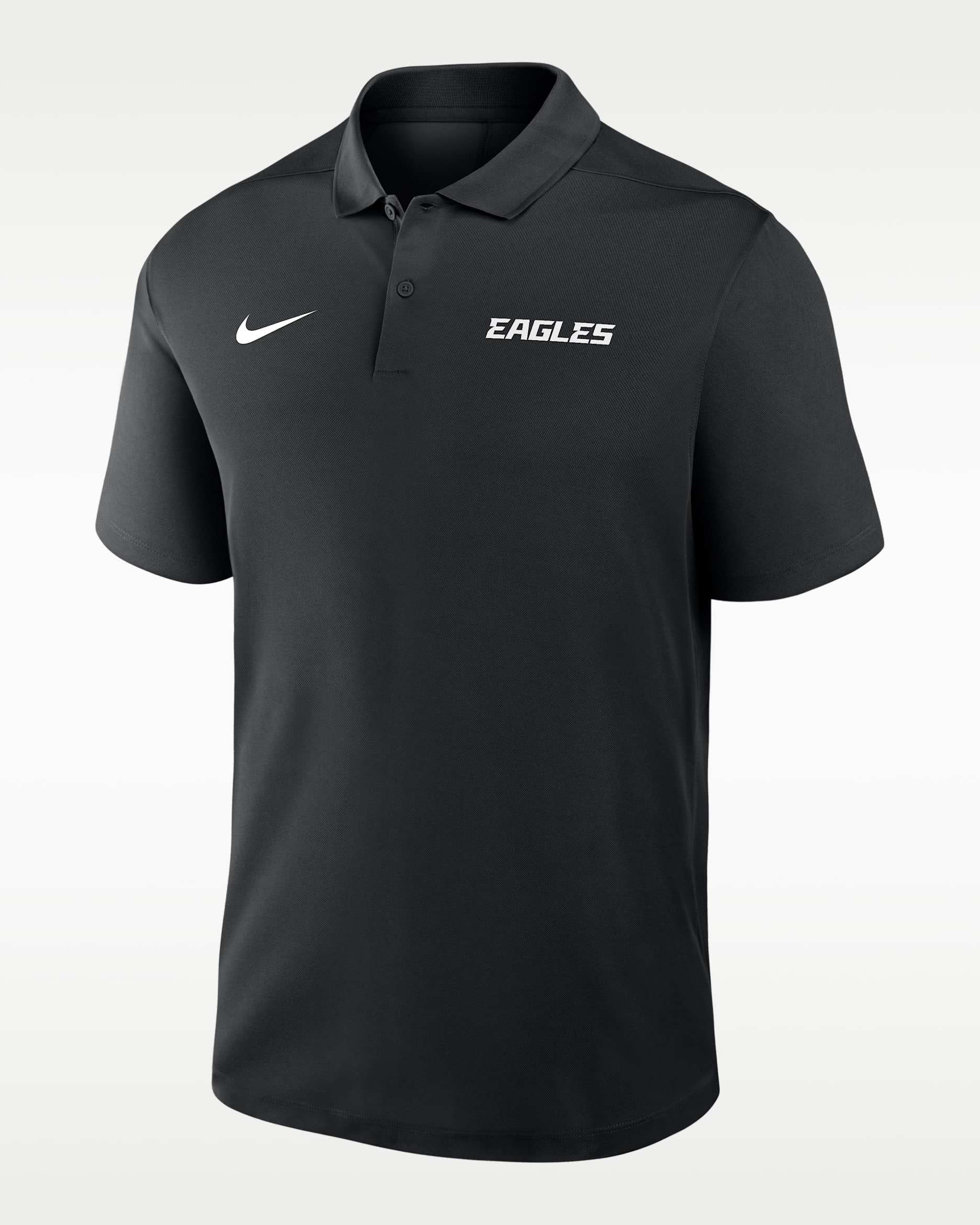 Philadelphia Eagles Wordmark Victory Men's Nike Dri-FIT NFL Polo - Black