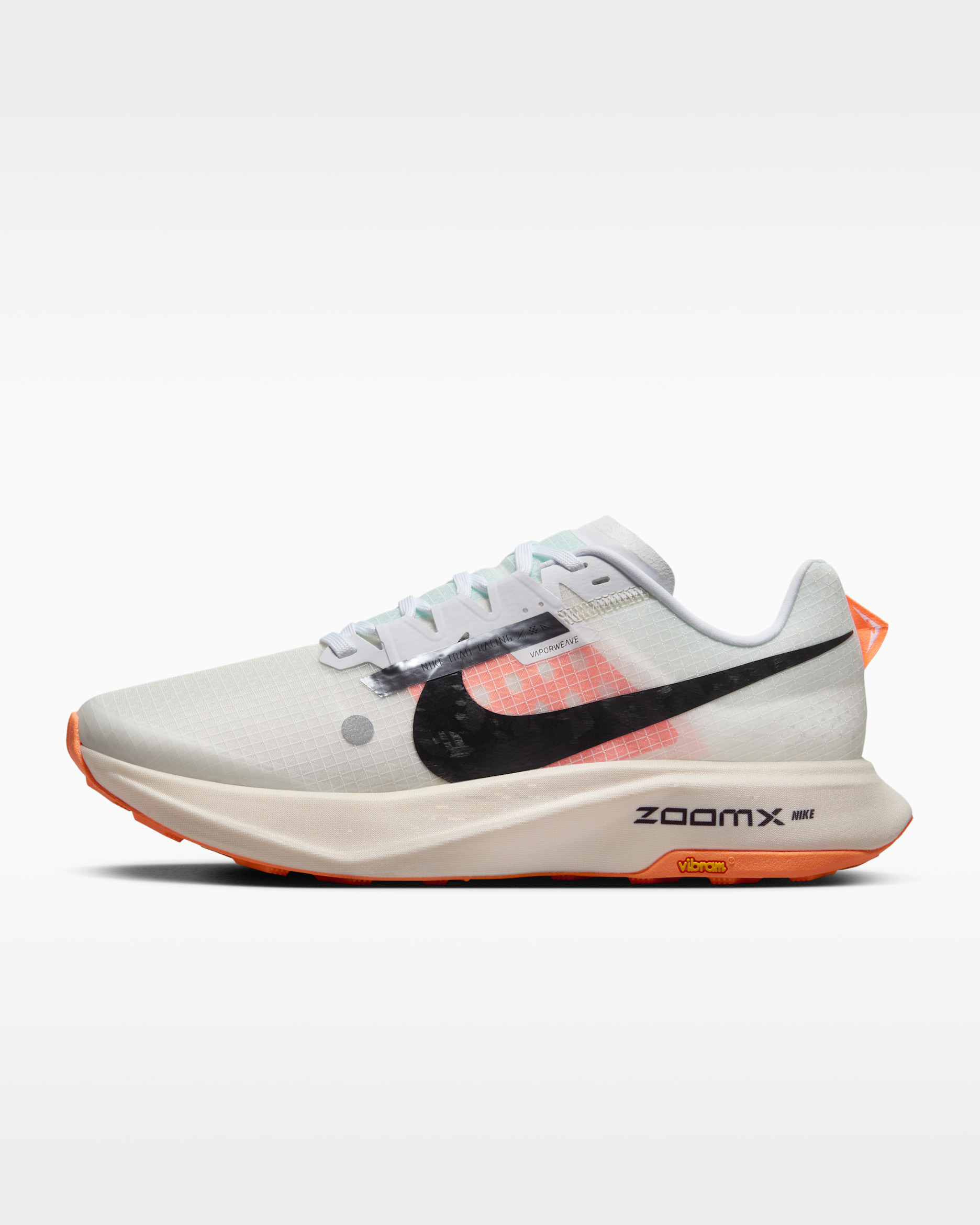 Nike Ultrafly Men's Trail-Racing Shoes - White/Total Orange/Pale Ivory/Black